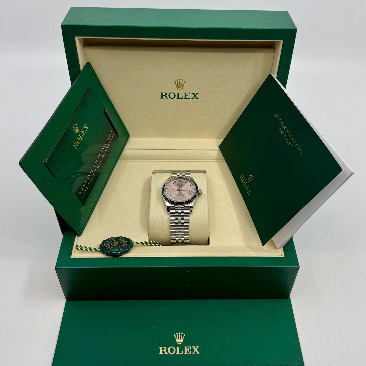 Rolex Datejust 31 278274 (2025) - Roze wijzerplaat 31mm Staal (3/8)