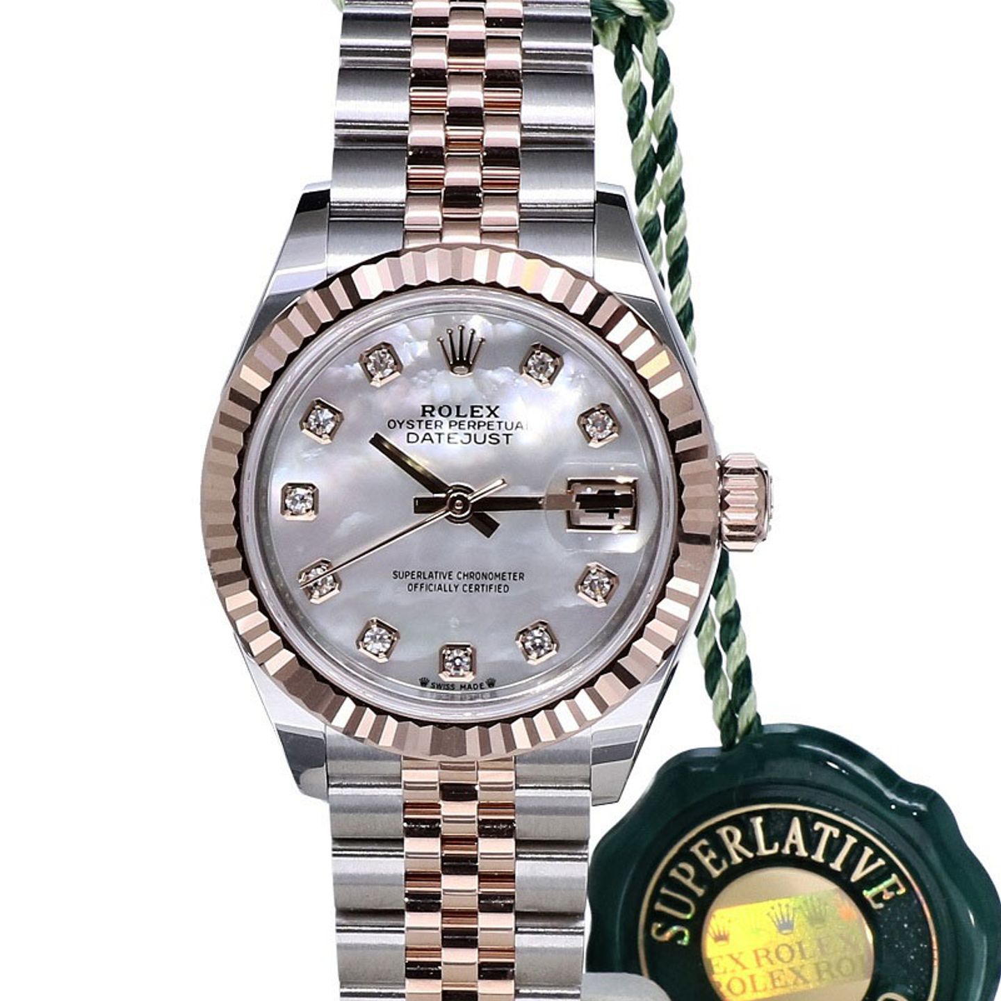 Rolex Lady-Datejust 279171 (2023) - Pearl dial 28 mm Steel case (4/8)