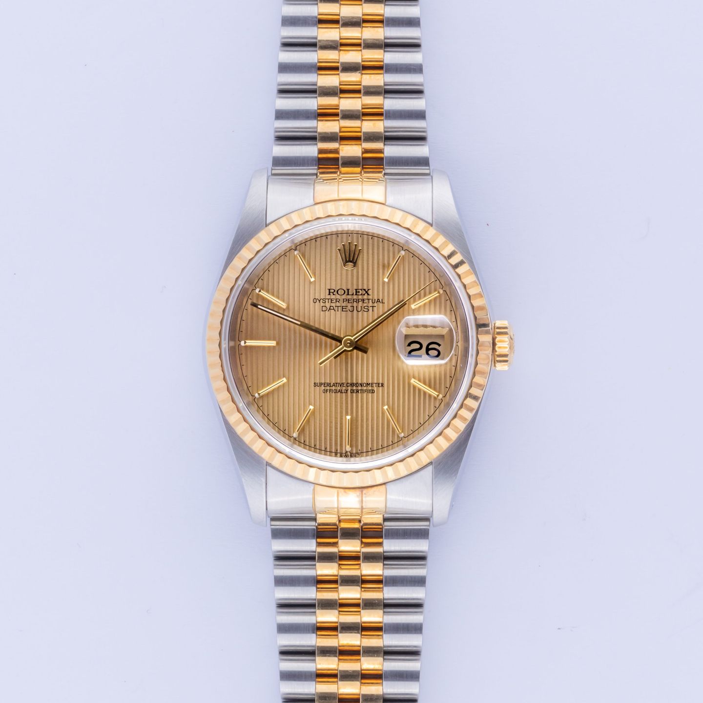 Rolex Datejust 36 16233 (1991) - 36mm Goud/Staal (3/7)