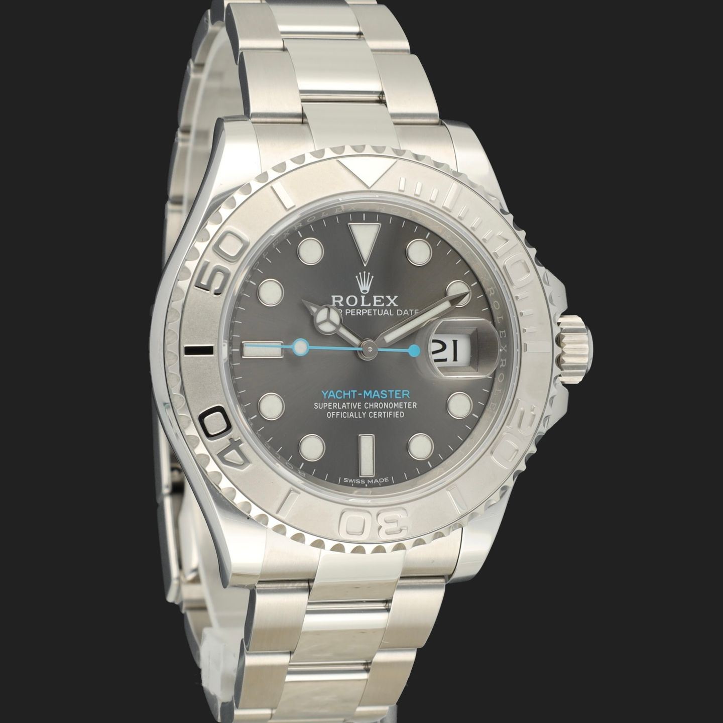 Rolex Yacht-Master 40 116622 (2018) - Grey dial 40 mm Steel case (4/8)