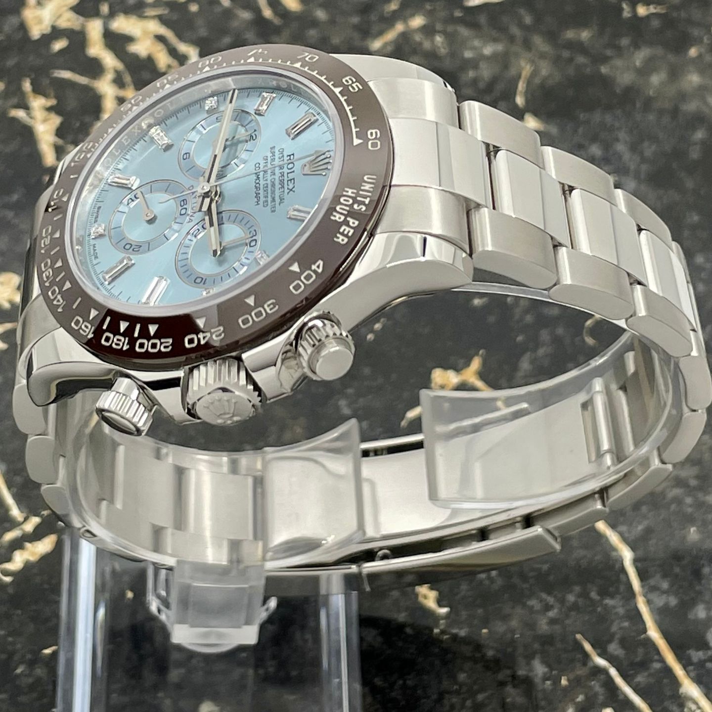 Rolex Daytona 116506 (2021) - Blue dial 40 mm Platinum case (6/8)