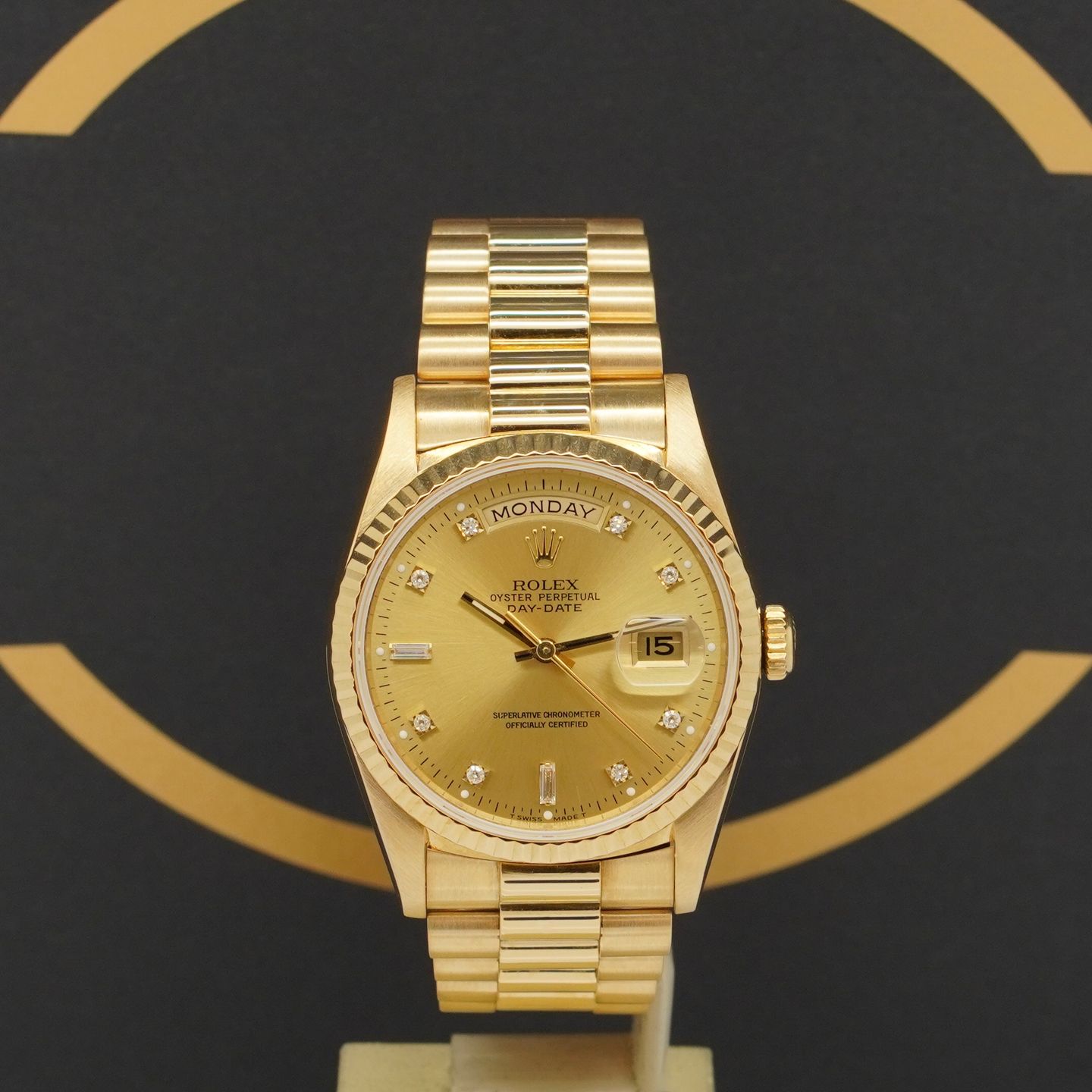 Rolex Day-Date 36 18238 (1991) - Goud wijzerplaat 36mm Geelgoud (1/6)