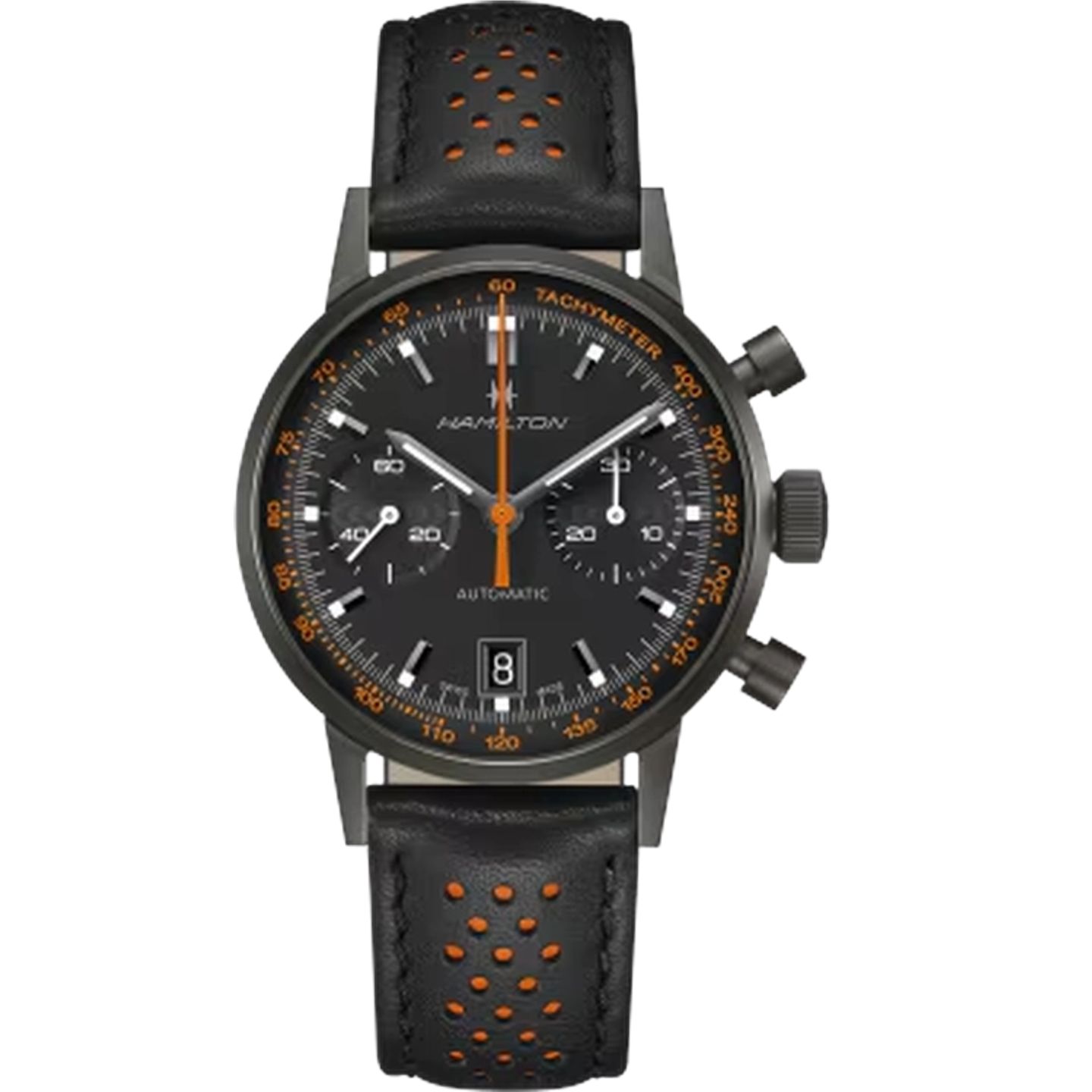 Hamilton Intra-Matic H38446732 (2025) - Zwart wijzerplaat 40mm Staal (1/1)