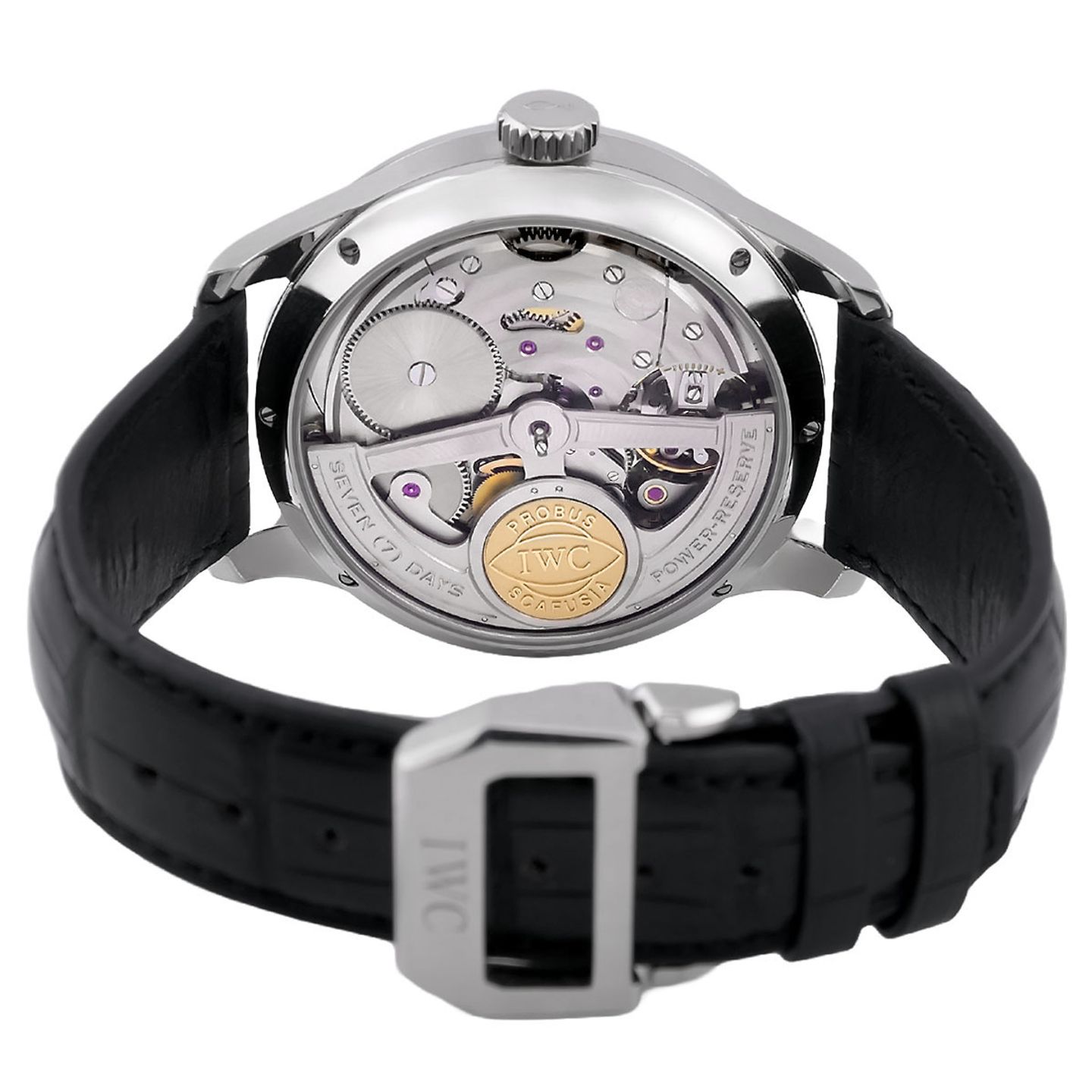 IWC Portuguese Perpetual Calendar IW502111 (2004) - Zilver wijzerplaat 44mm Platina (6/8)