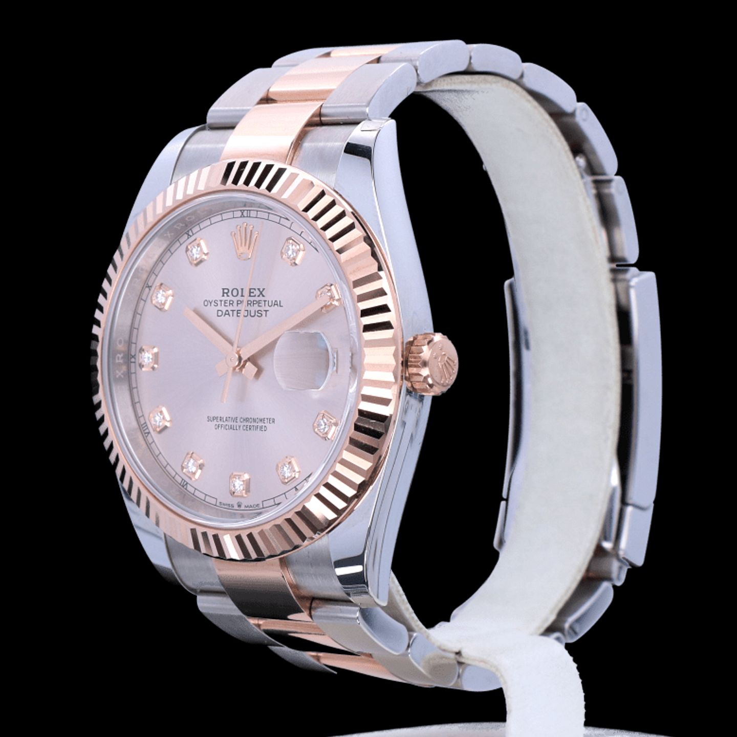Rolex Datejust 41 126331 (2020) - Pink dial 41 mm Steel case (3/8)