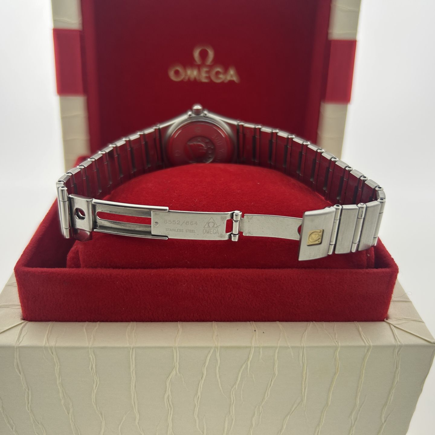 Omega Constellation Quartz 111.15.26.60.55.001 (2009) - Parelmoer wijzerplaat 26mm Staal (6/8)