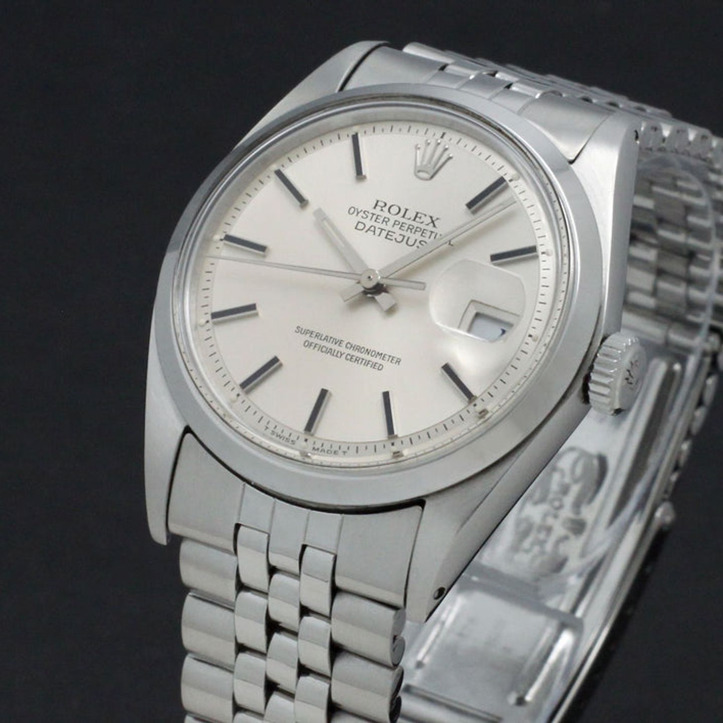 Rolex Datejust 1600 (1969) - Silver dial 36 mm Steel case (6/7)
