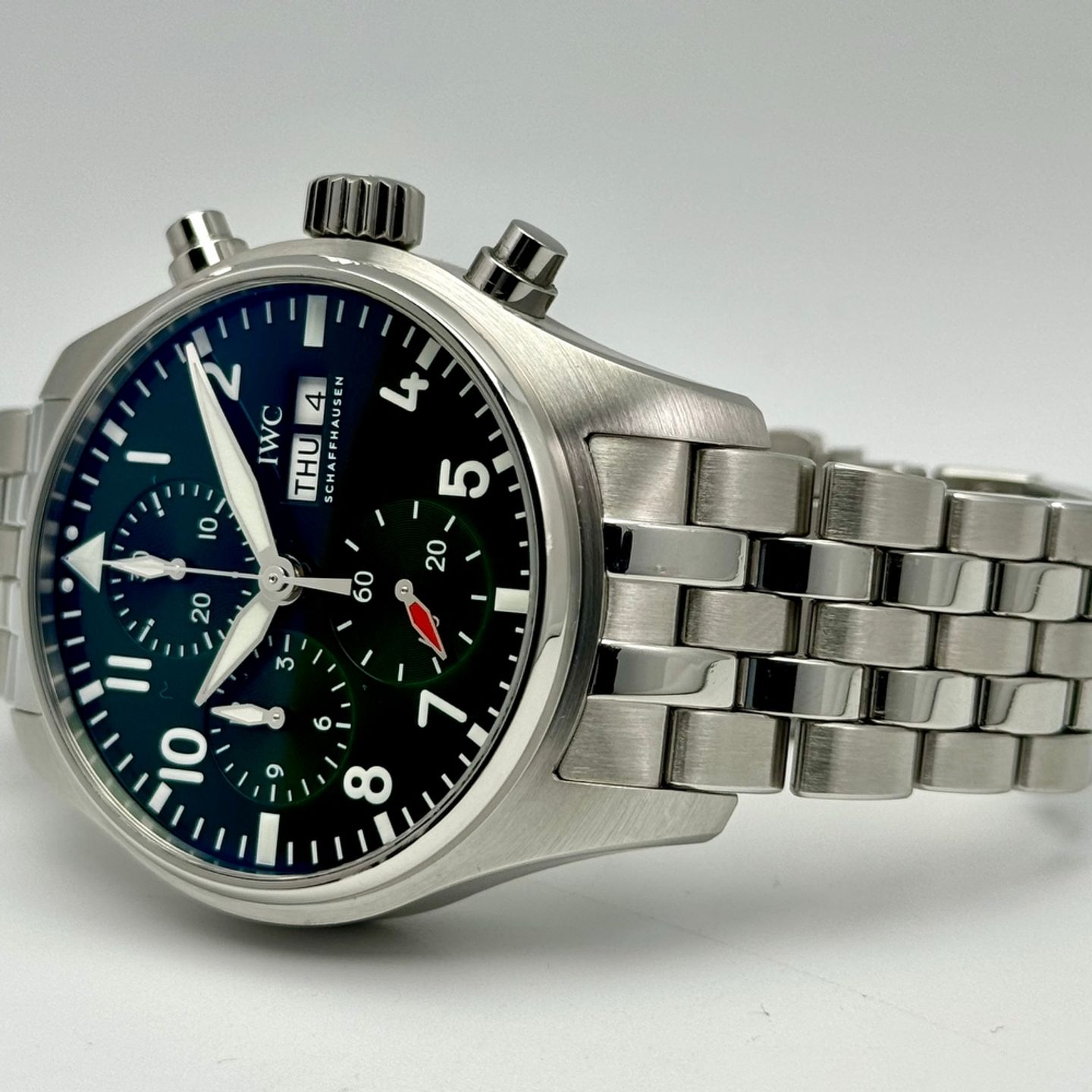 IWC Pilot Chronograph IW388104 (2023) - Blue dial 41 mm Steel case (10/10)