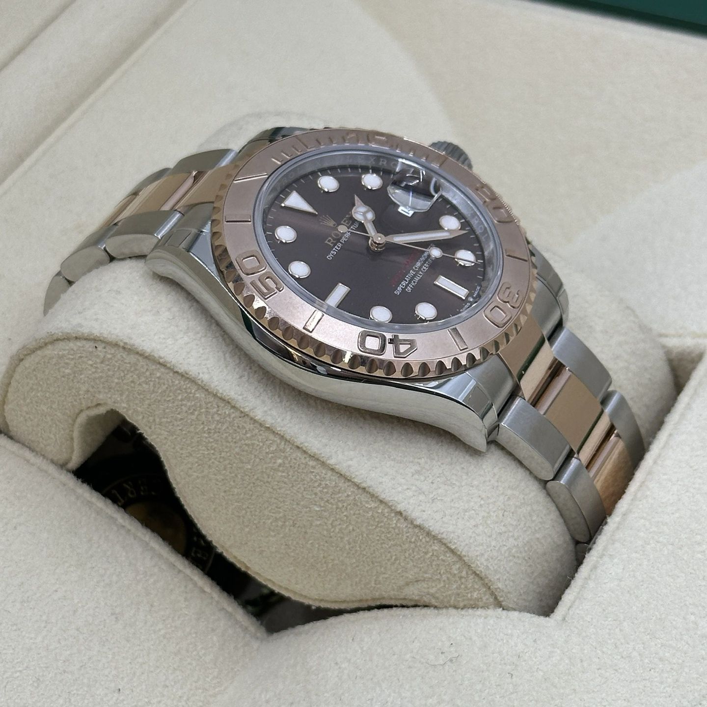 Rolex Yacht-Master 40 126621 (Onbekend (willekeurig serienummer)) - Bruin wijzerplaat 40mm Staal (6/8)