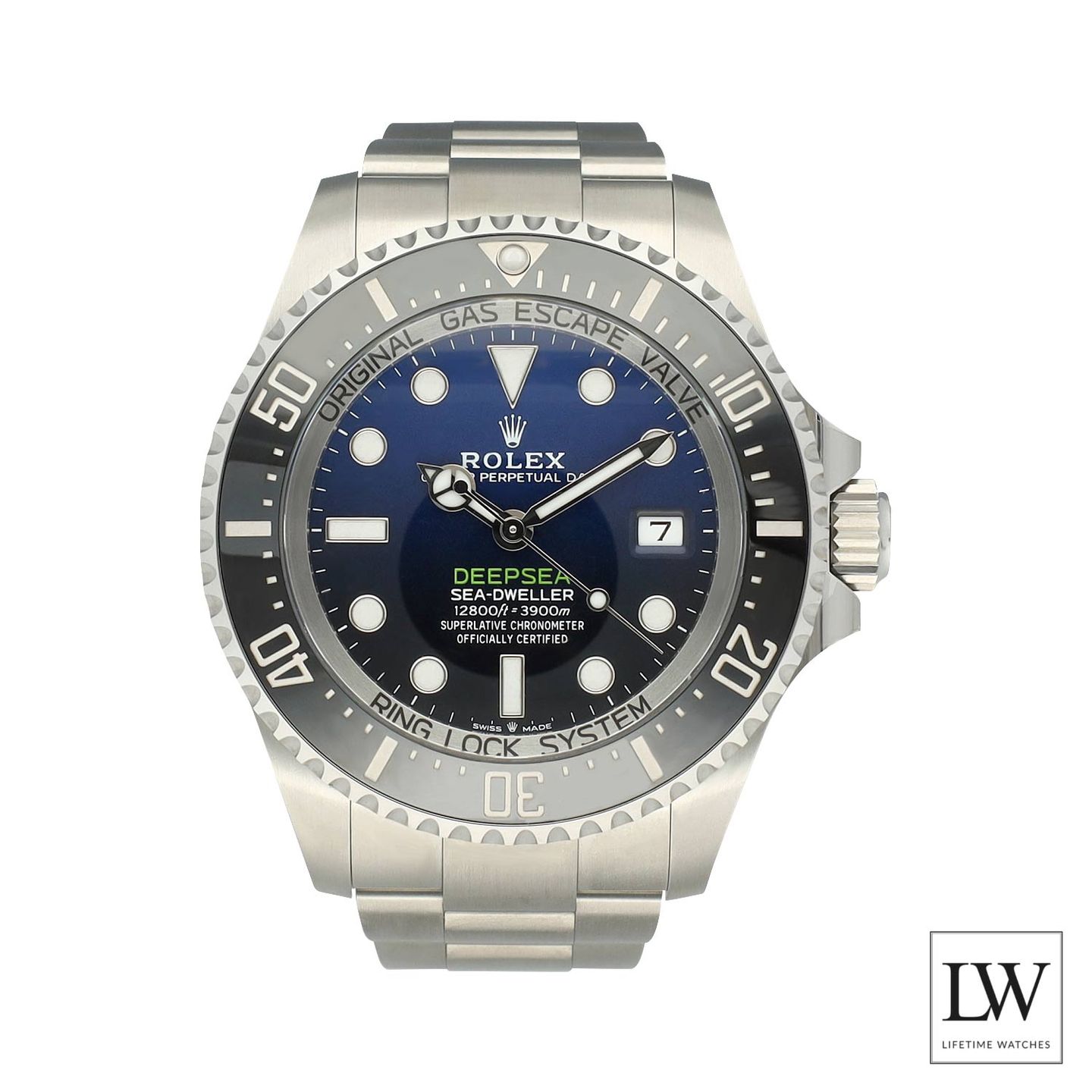 Rolex Sea-Dweller Deepsea 136660 (2022) - Blue dial 44 mm Steel case (3/8)