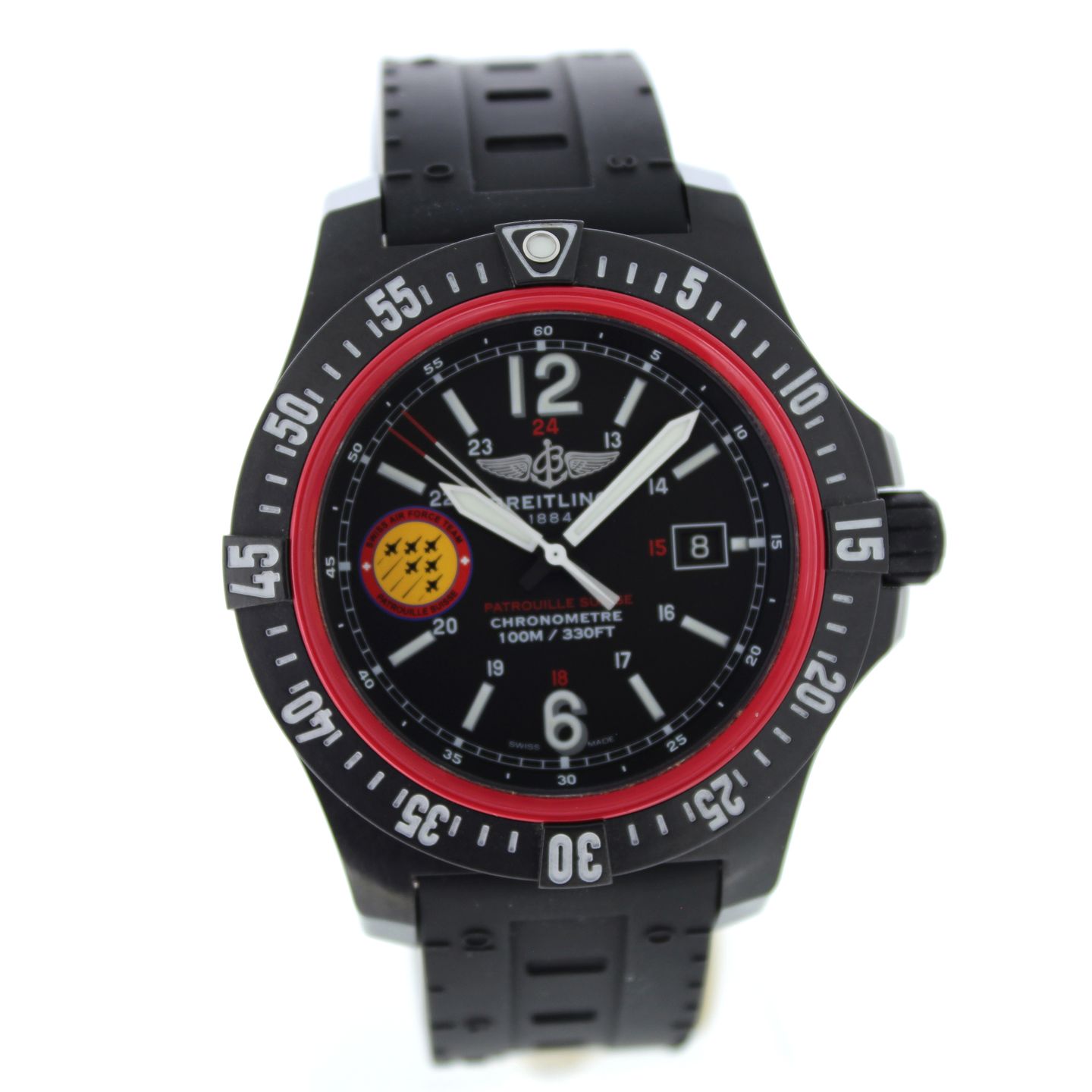 Breitling Colt Skyracer X74320B8/BG40 (2018) - Zwart wijzerplaat 45mm Plastic (6/7)