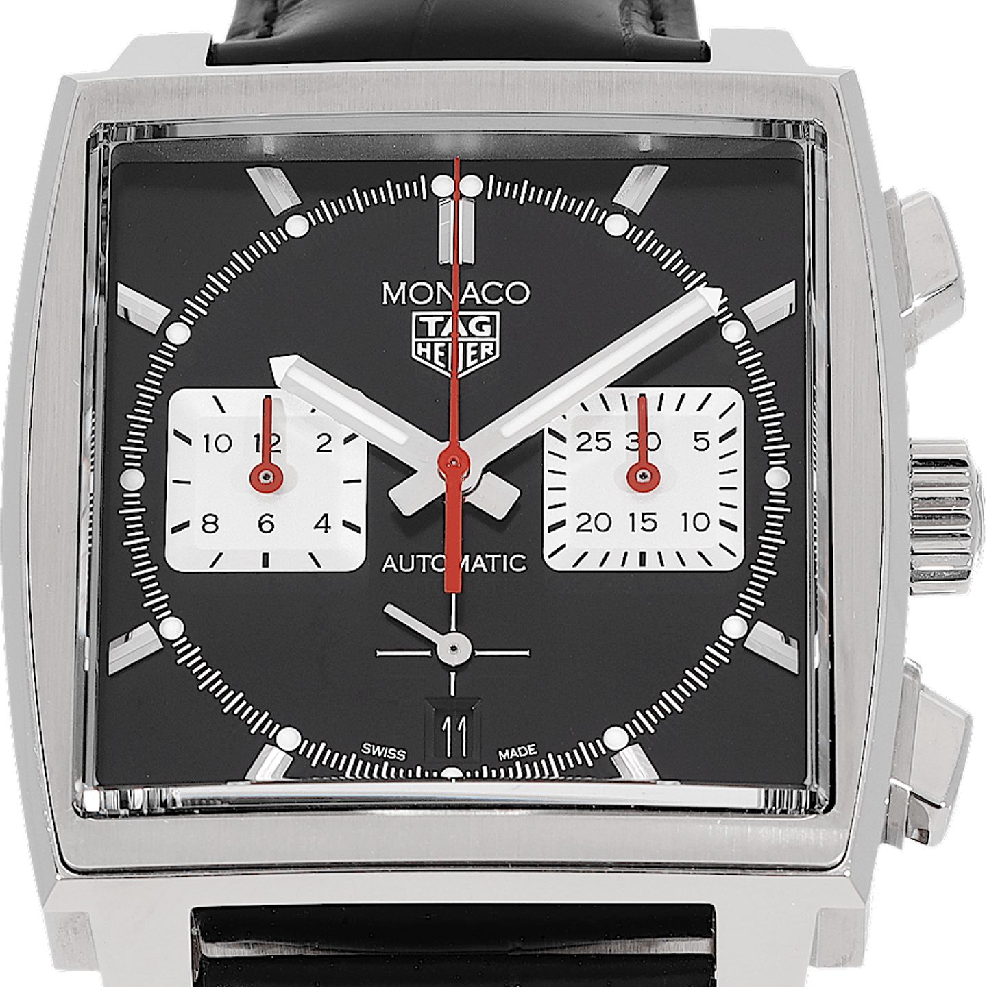 TAG Heuer Monaco CBL2113.FC6177 (2024) - Black dial 39 mm Steel case (1/5)