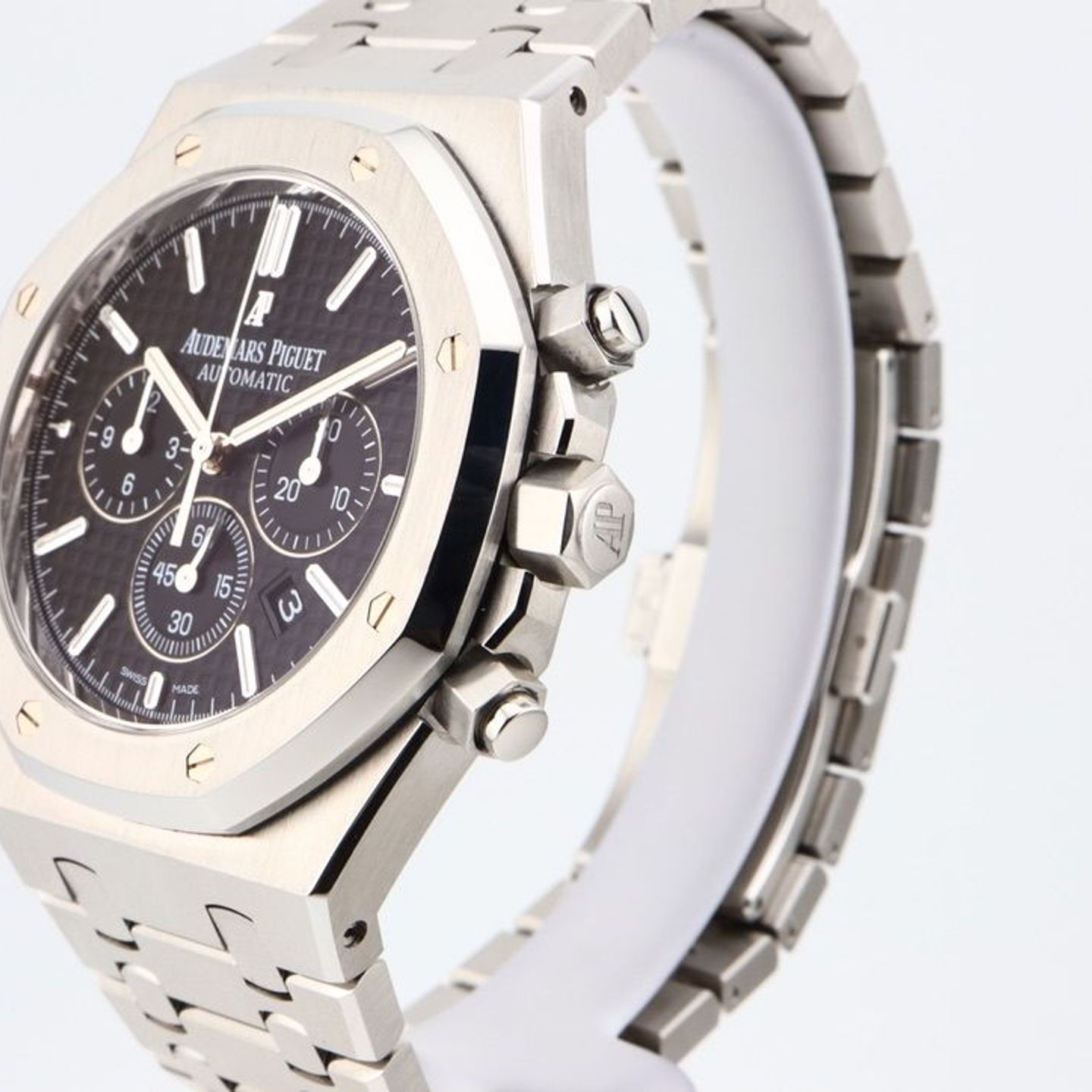 Audemars Piguet Royal Oak Chronograph 26320ST.OO.1220ST.01 (Onbekend (willekeurig serienummer)) - Zwart wijzerplaat 41mm Staal (3/8)