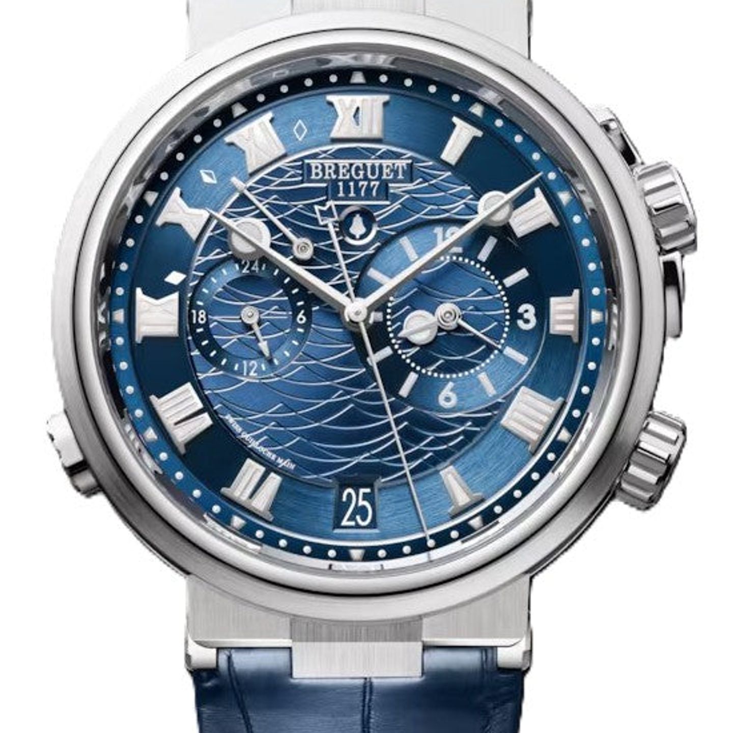 Breguet Marine 5547BB/Y2/9ZU (2026) - Blauw wijzerplaat 40mm Witgoud (1/1)