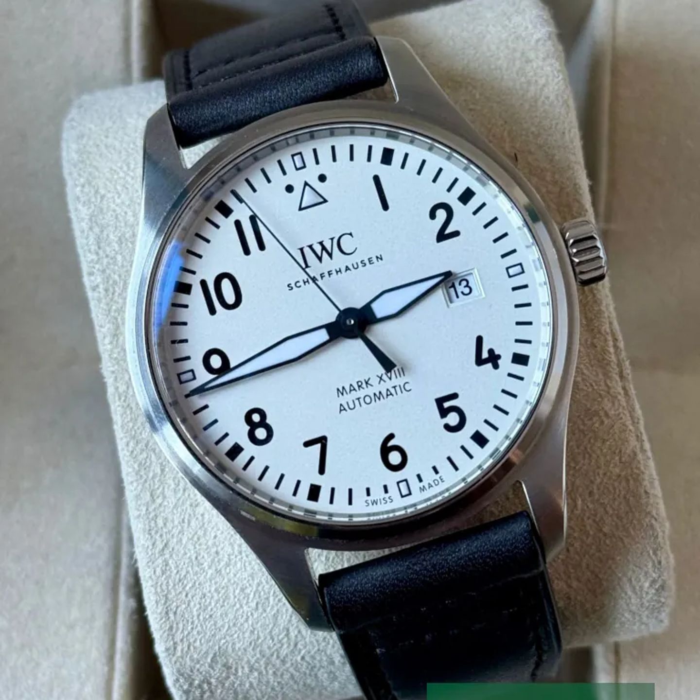 IWC Pilot Mark IW327012 (2021) - Zilver wijzerplaat 40mm Staal (1/7)