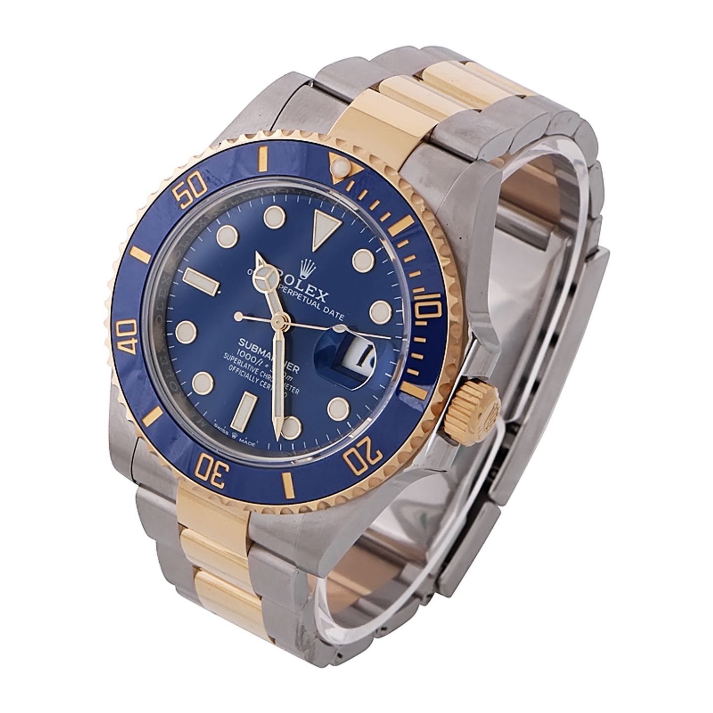 Rolex Submariner Date 126613LB (2022) - Blauw wijzerplaat 41mm Goud/Staal (2/4)