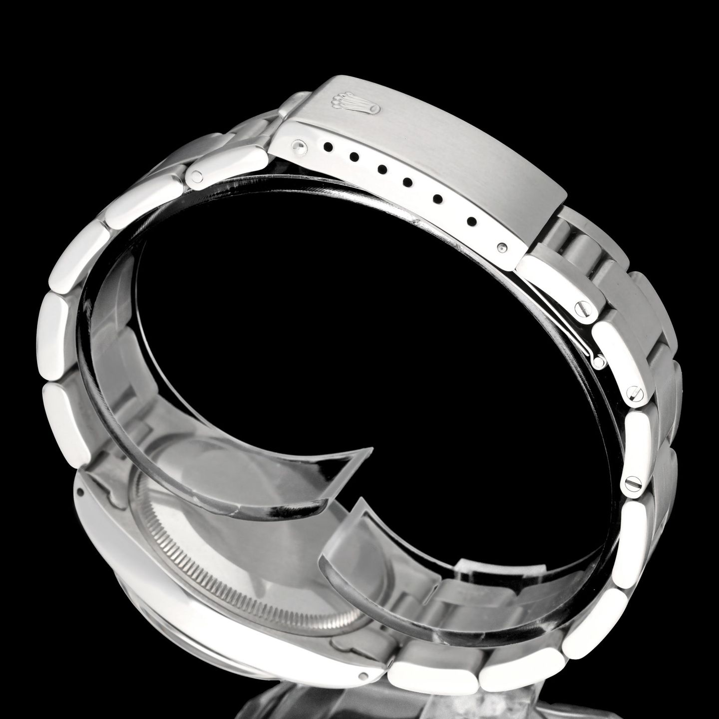 Rolex Air-King 5500 (1978) - Silver dial 34 mm Steel case (7/7)