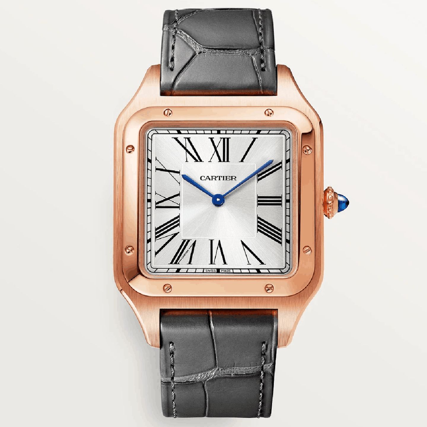 Cartier Santos Dumont WGSA0032 (2025) - Zilver wijzerplaat 47mm Roségoud (1/1)