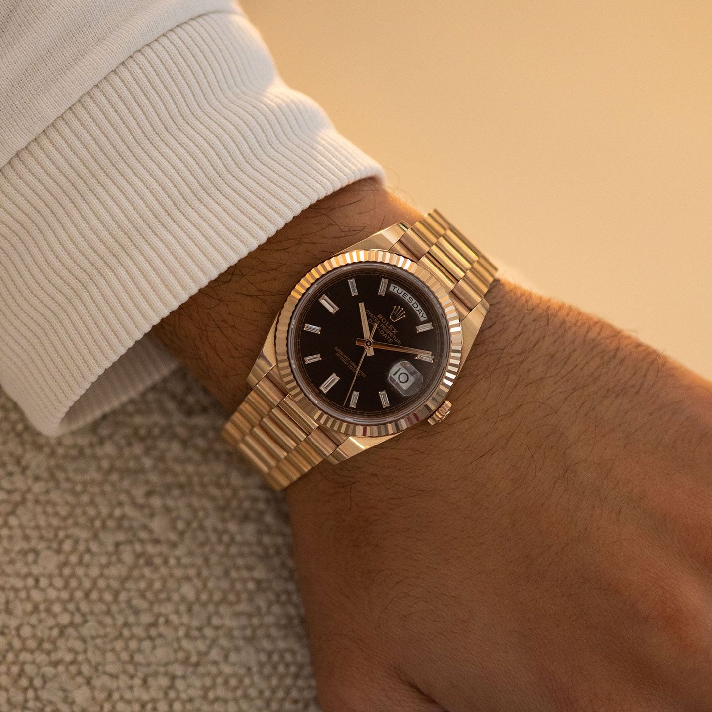 Rolex Day-Date 40 228235 (2018) - 40 mm Rose Gold case (5/8)