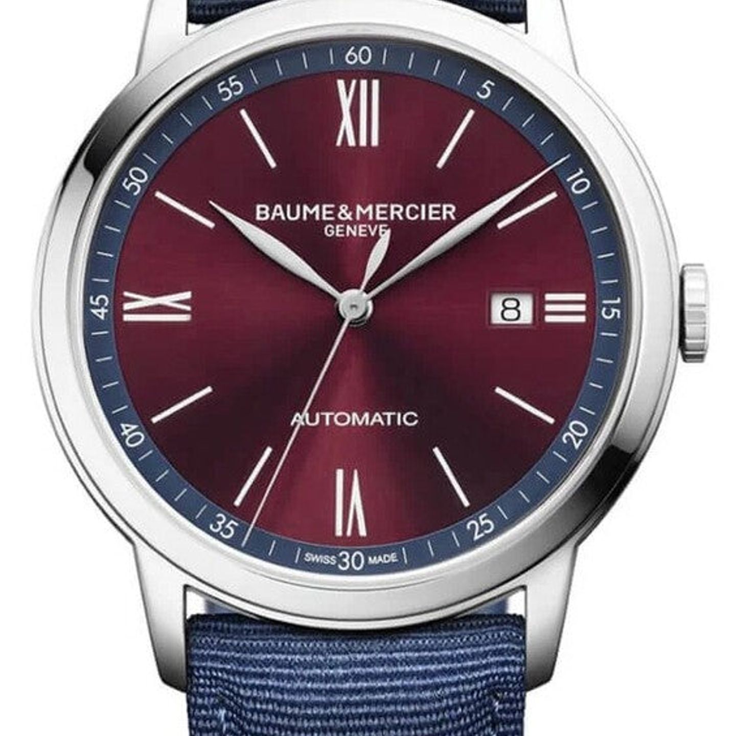 Baume & Mercier Classima M0A10694 (2026) - Rood wijzerplaat 42mm Staal (1/1)