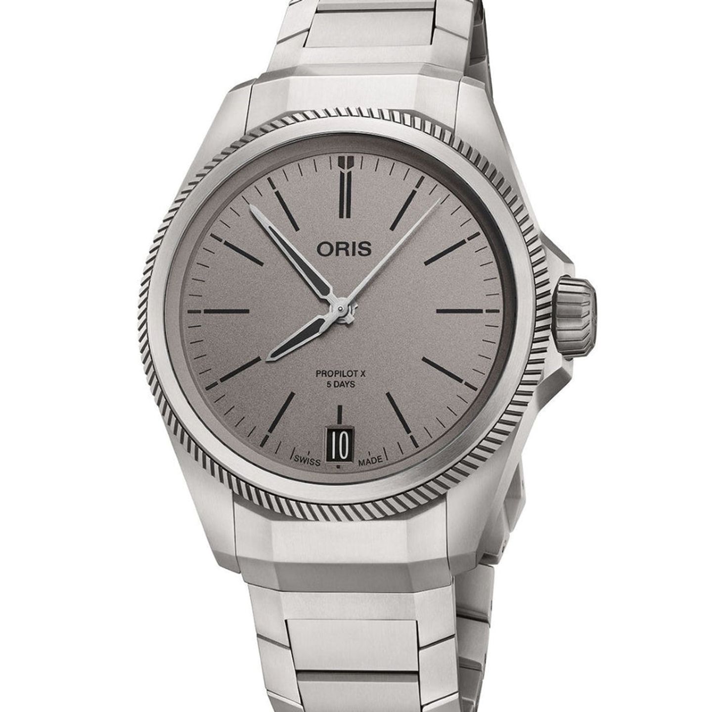 Oris Big Crown ProPilot 01 400 7778 7153-07 7 20 01TLC (2026) - Grijs wijzerplaat 39mm Titanium (1/1)