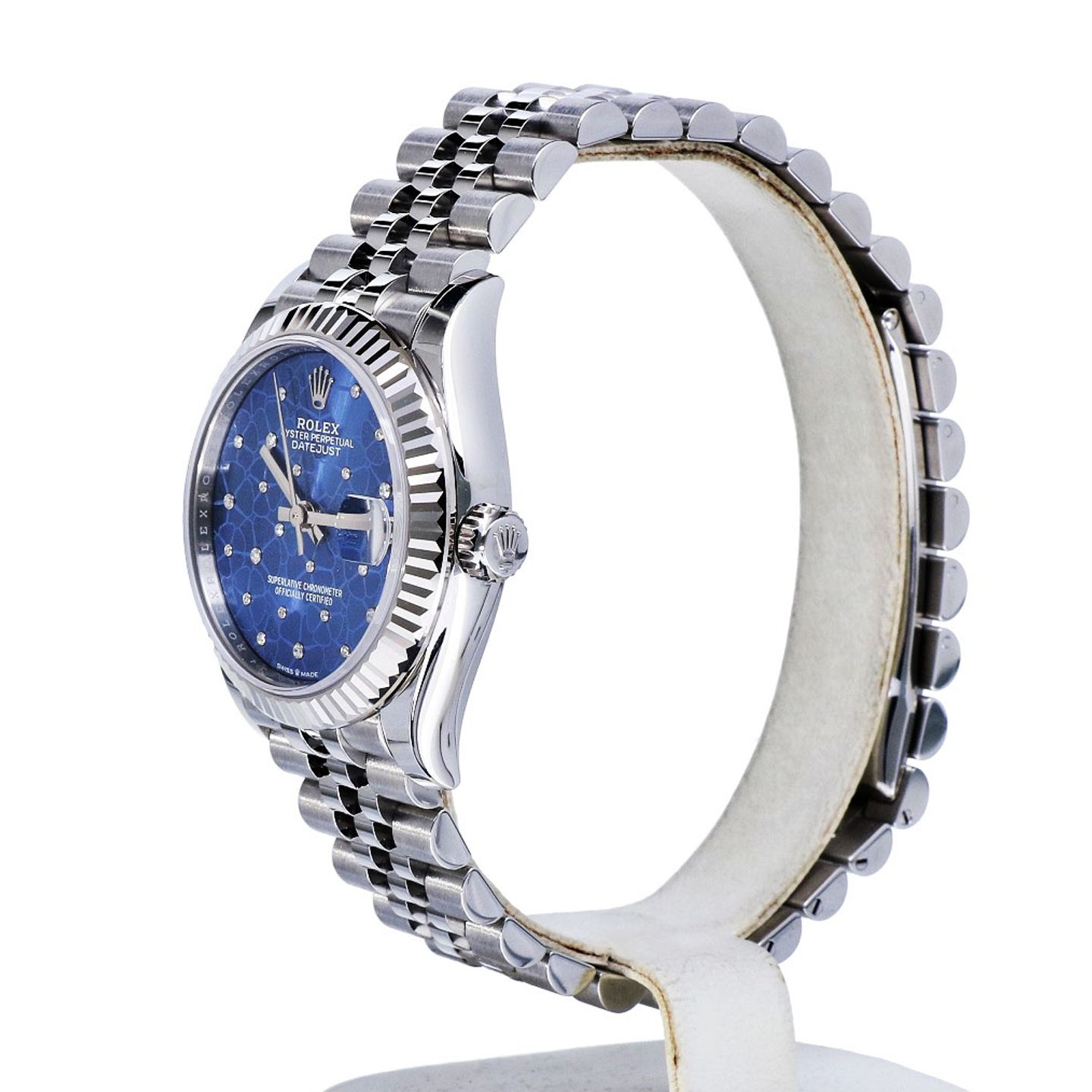 Rolex Datejust 31 278274 (2023) - Blue dial 31 mm Steel case (3/8)