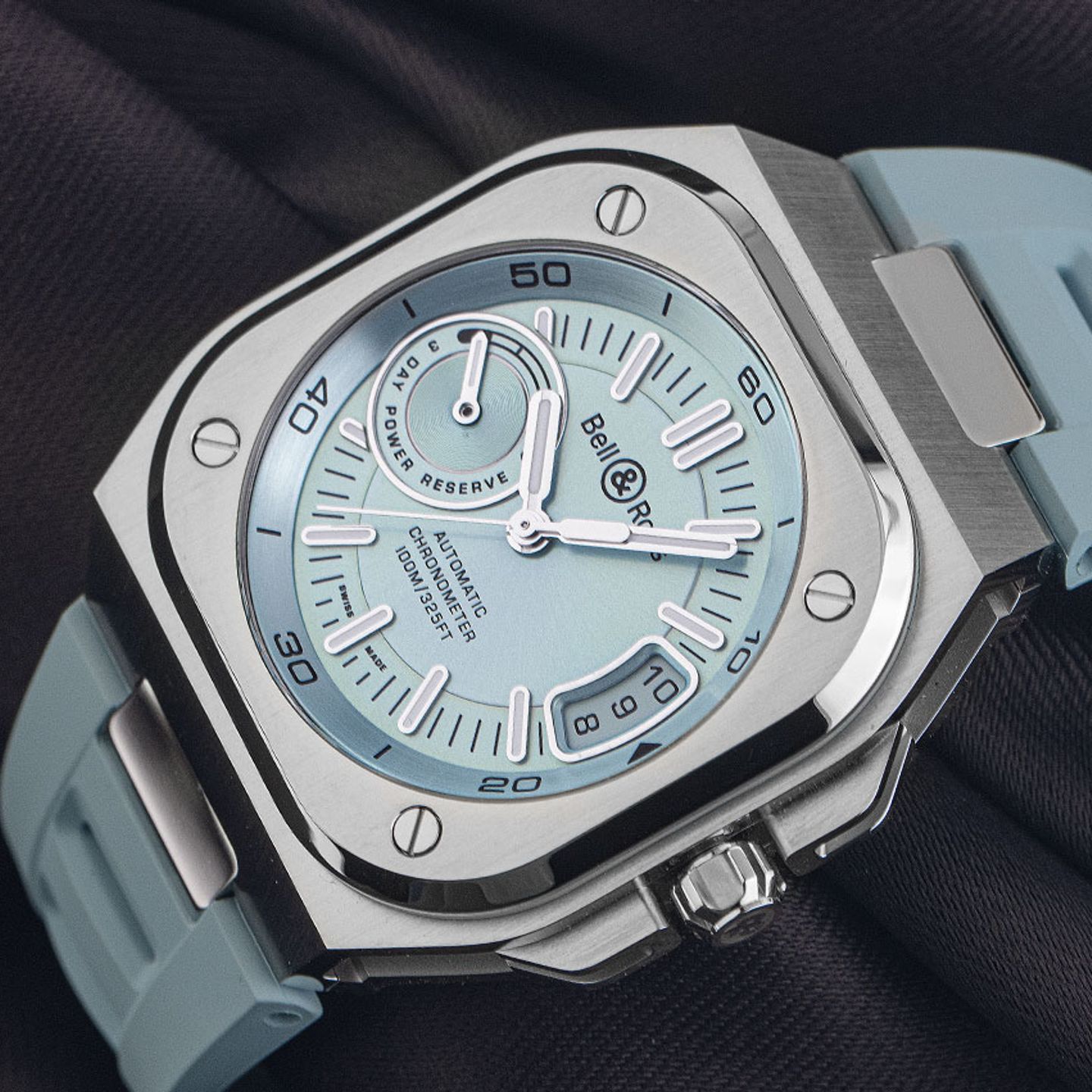 Bell & Ross Unknown BRX5R-IB-ST/SRB (2024) - Blue dial 42 mm Steel case (3/7)