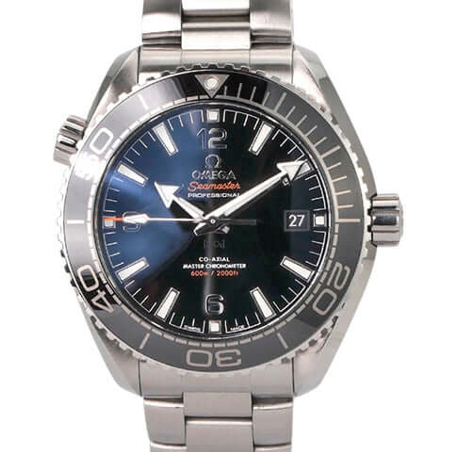 Omega Seamaster Planet Ocean 215.33.44.21.01.001 (2019) - Zwart wijzerplaat 44mm Staal (1/8)