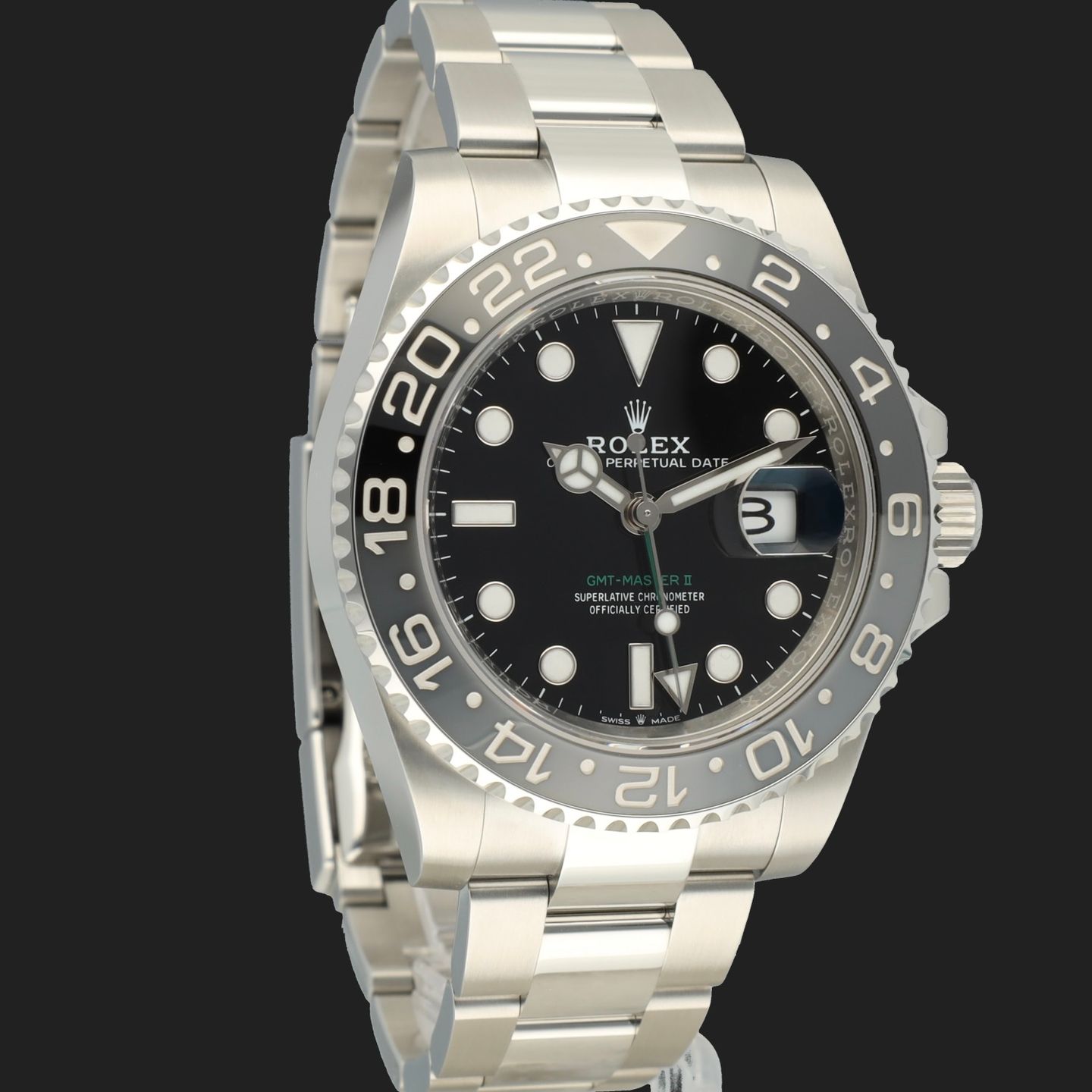 Rolex GMT-Master II 126710GRNR (2024) - Zwart wijzerplaat 40mm Staal (4/8)