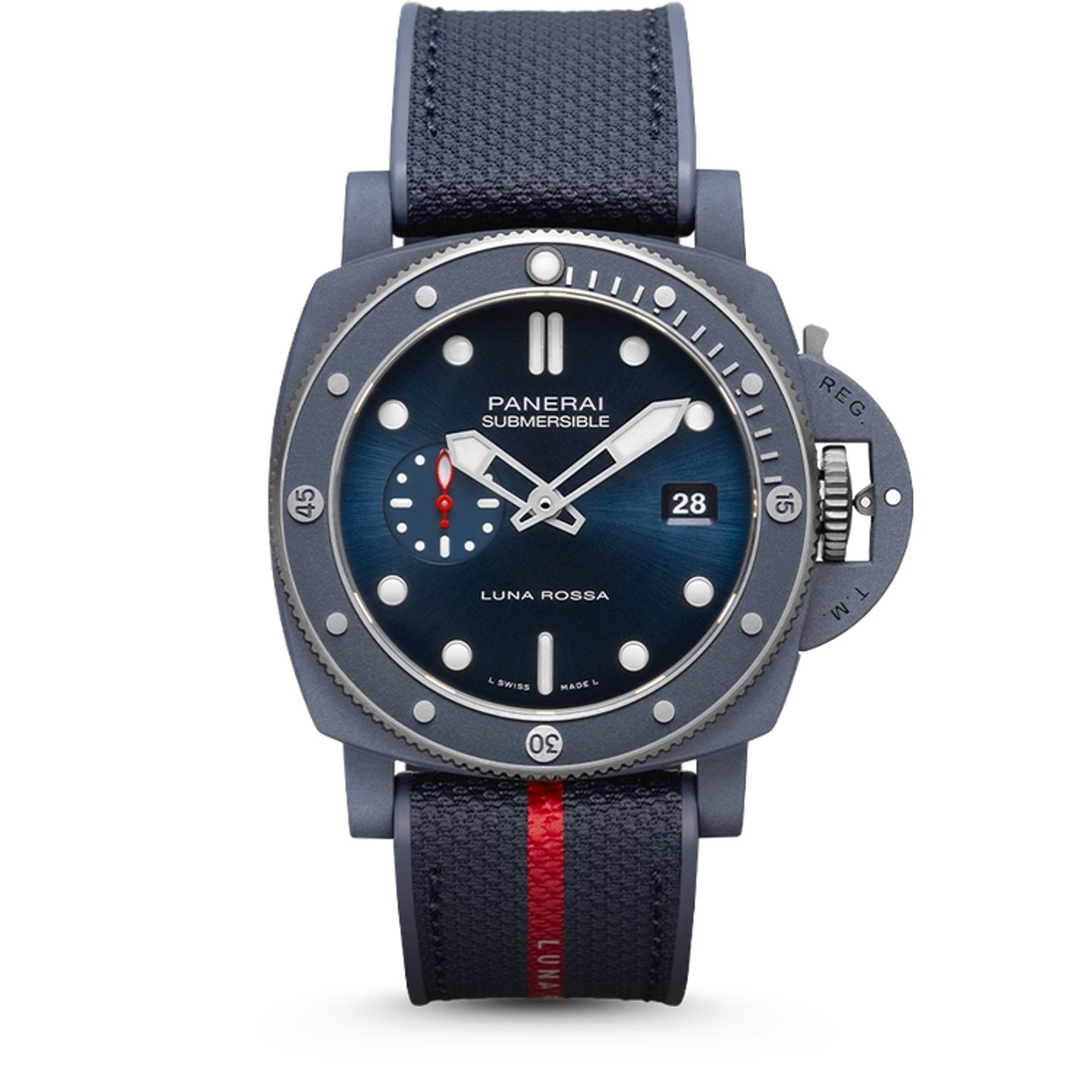 Panerai Submersible PAM01466 (2026) - Blauw wijzerplaat 44mm Titanium (1/1)
