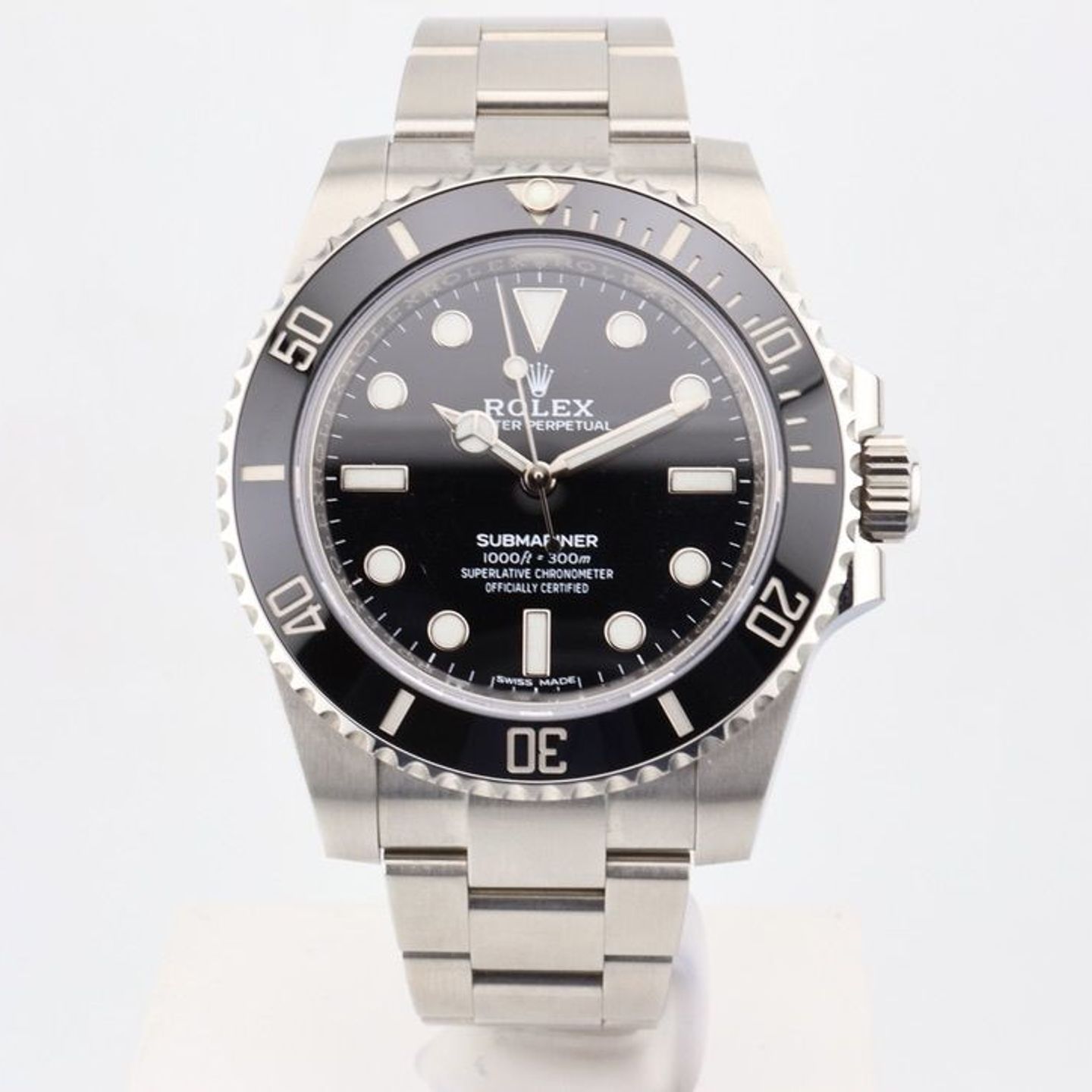 Rolex Submariner No Date 114060 (2022) - Black dial 40 mm Steel case (1/2)
