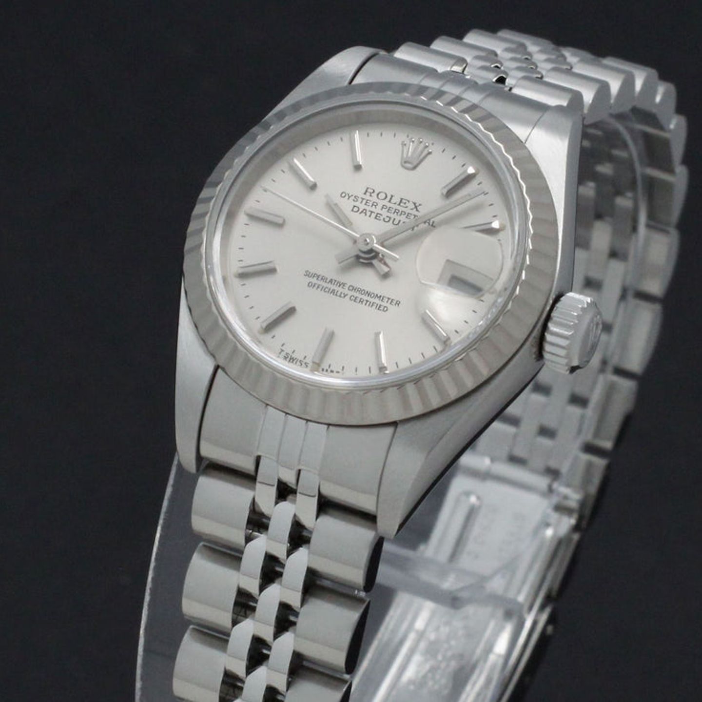 Rolex Lady-Datejust 69174 (1999) - Silver dial 26 mm Steel case (5/7)