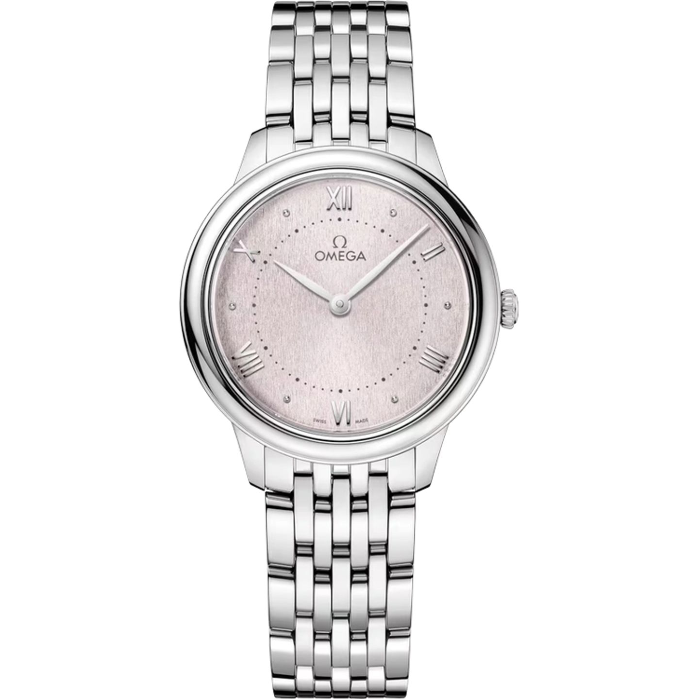 Omega De Ville 434.10.30.60.02.001 (2025) - Roze wijzerplaat 30mm Staal (1/1)