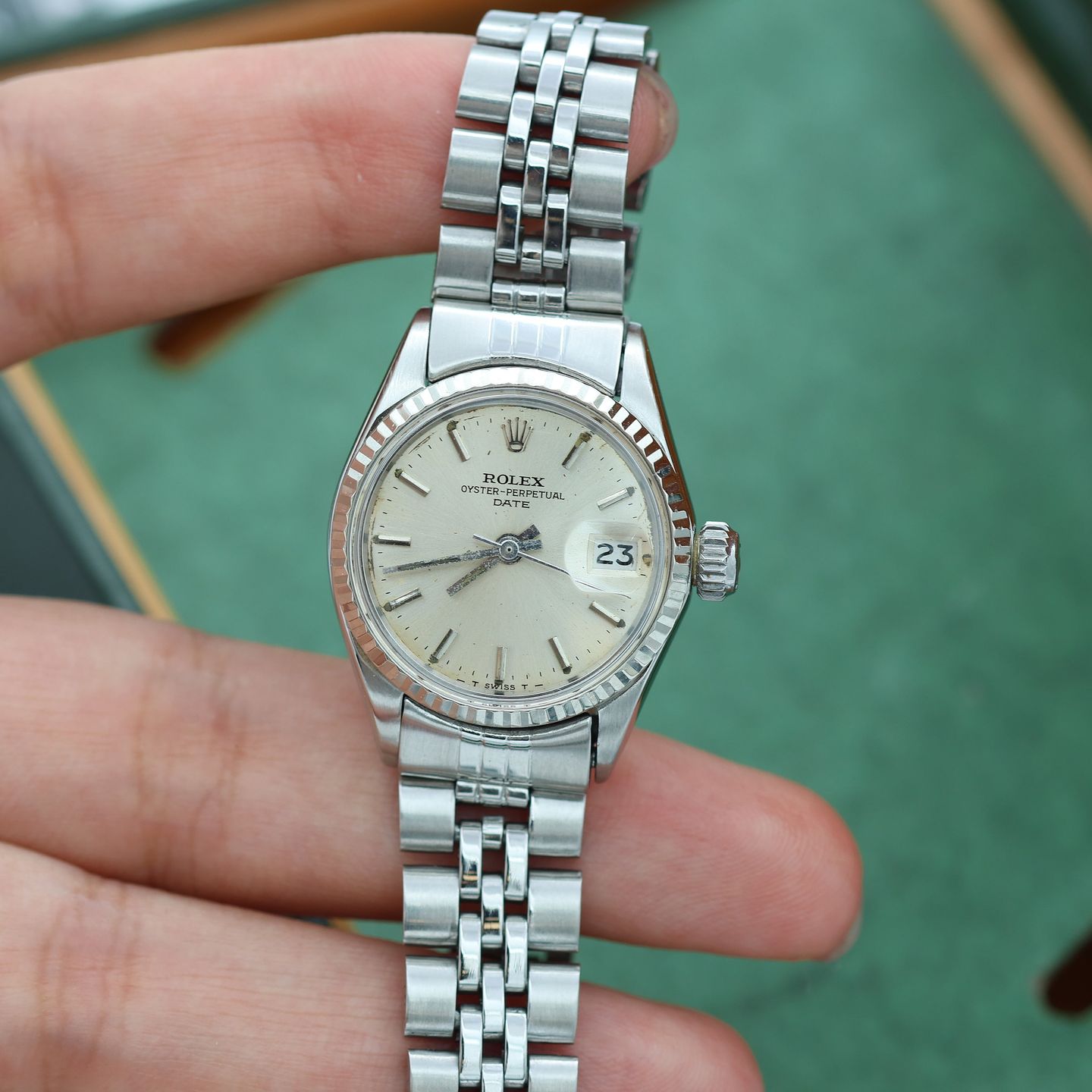 Rolex Oyster Perpetual Lady Date 6517 - (3/8)