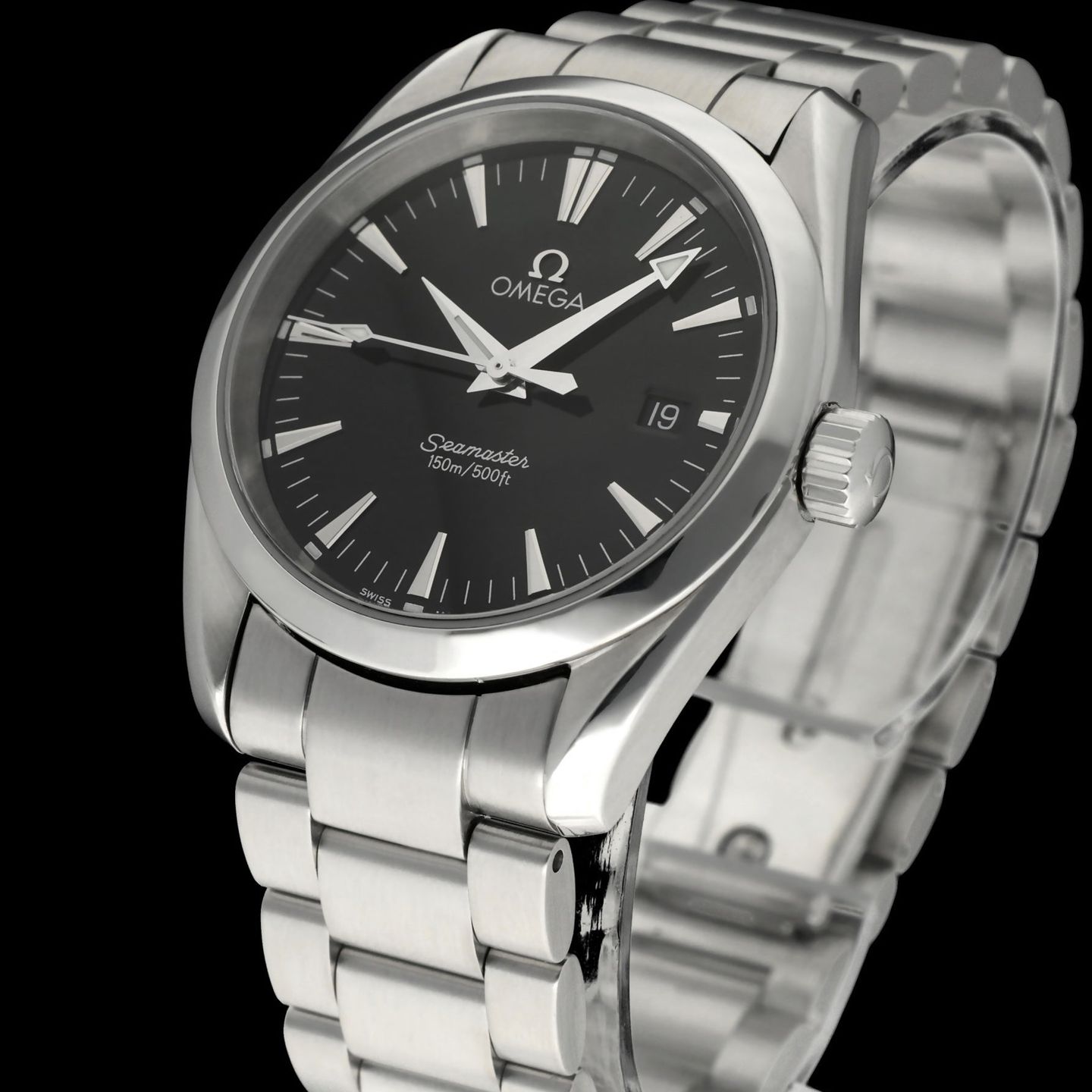 Omega Seamaster Aqua Terra 2518.50.00 (2006) - Black dial 36 mm Steel case (7/8)