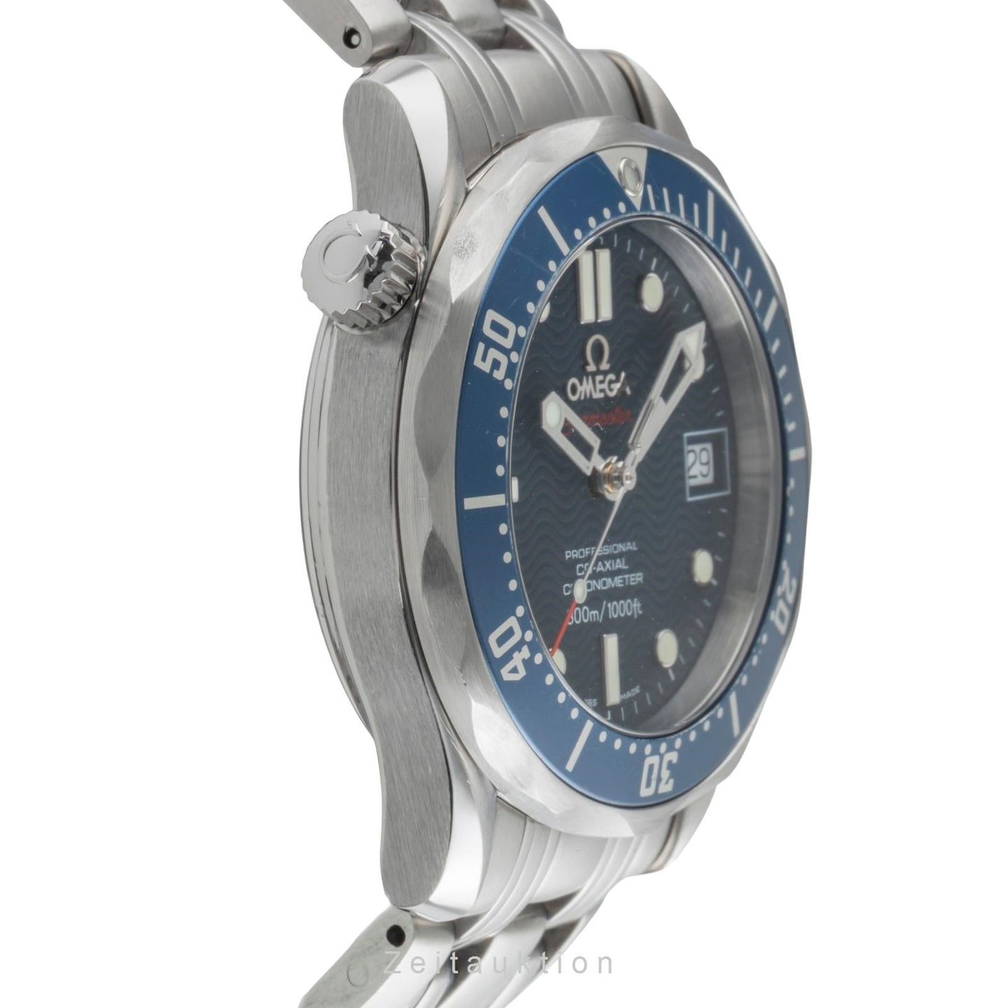 Omega Seamaster Diver 300 M 2222.80.00 (2007) - Blauw wijzerplaat 36mm Staal (8/8)