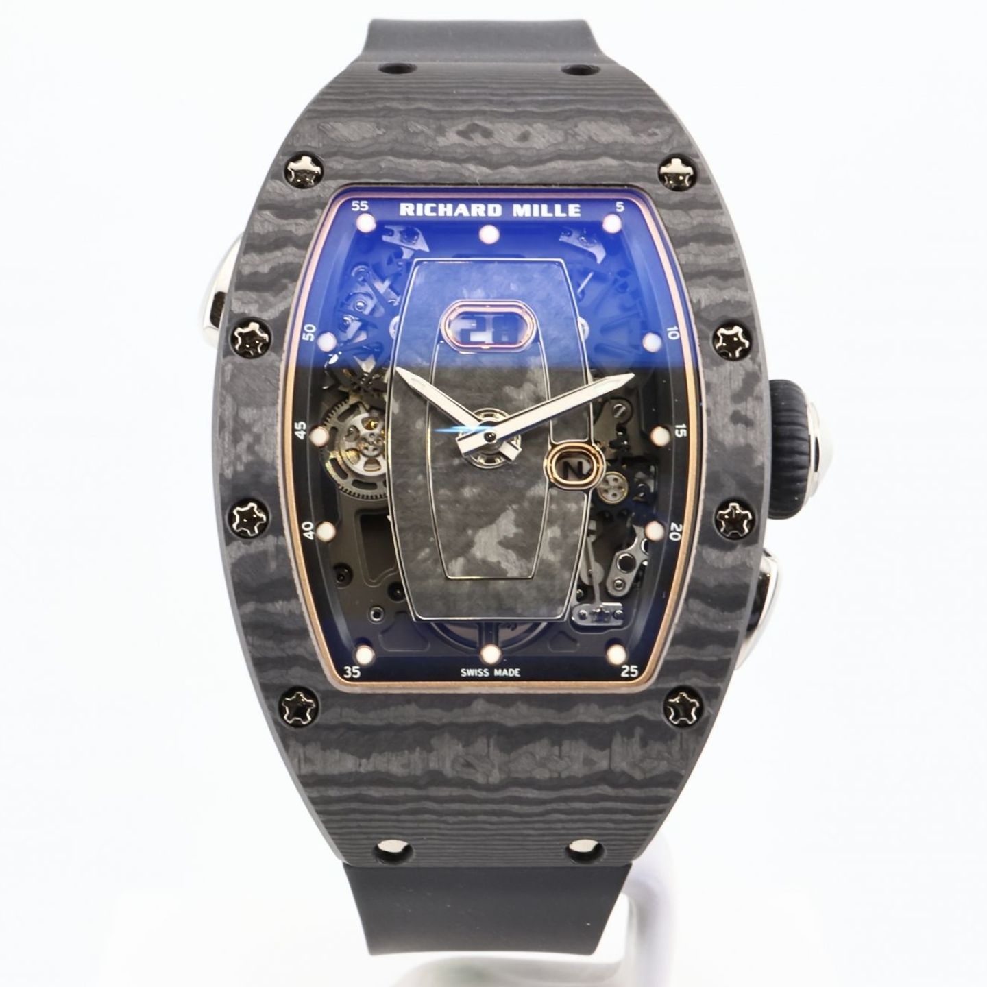 Richard Mille RM 037 MON-01454 (2022) - Zwart wijzerplaat 34mm Carbon (4/4)