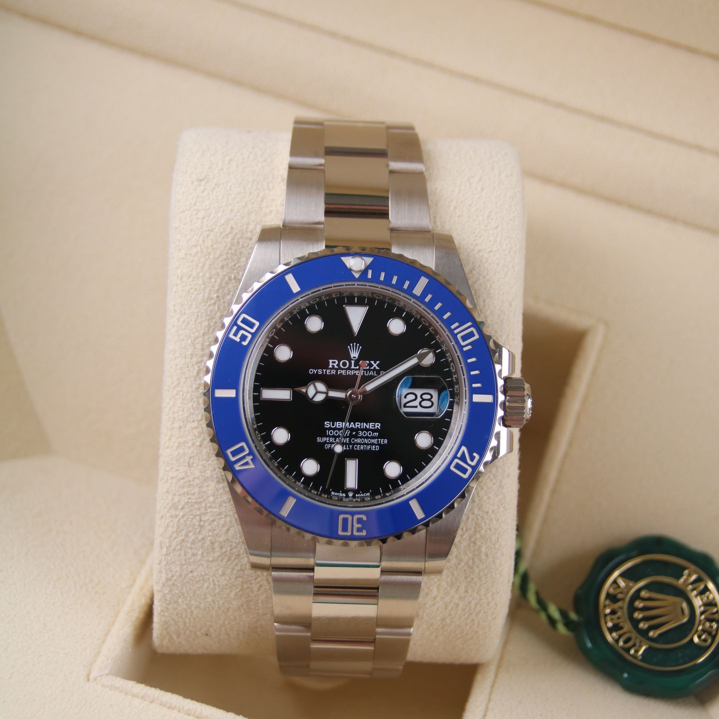 Rolex Submariner Date 126619LB (2023) - Zwart wijzerplaat 41mm Witgoud (1/8)