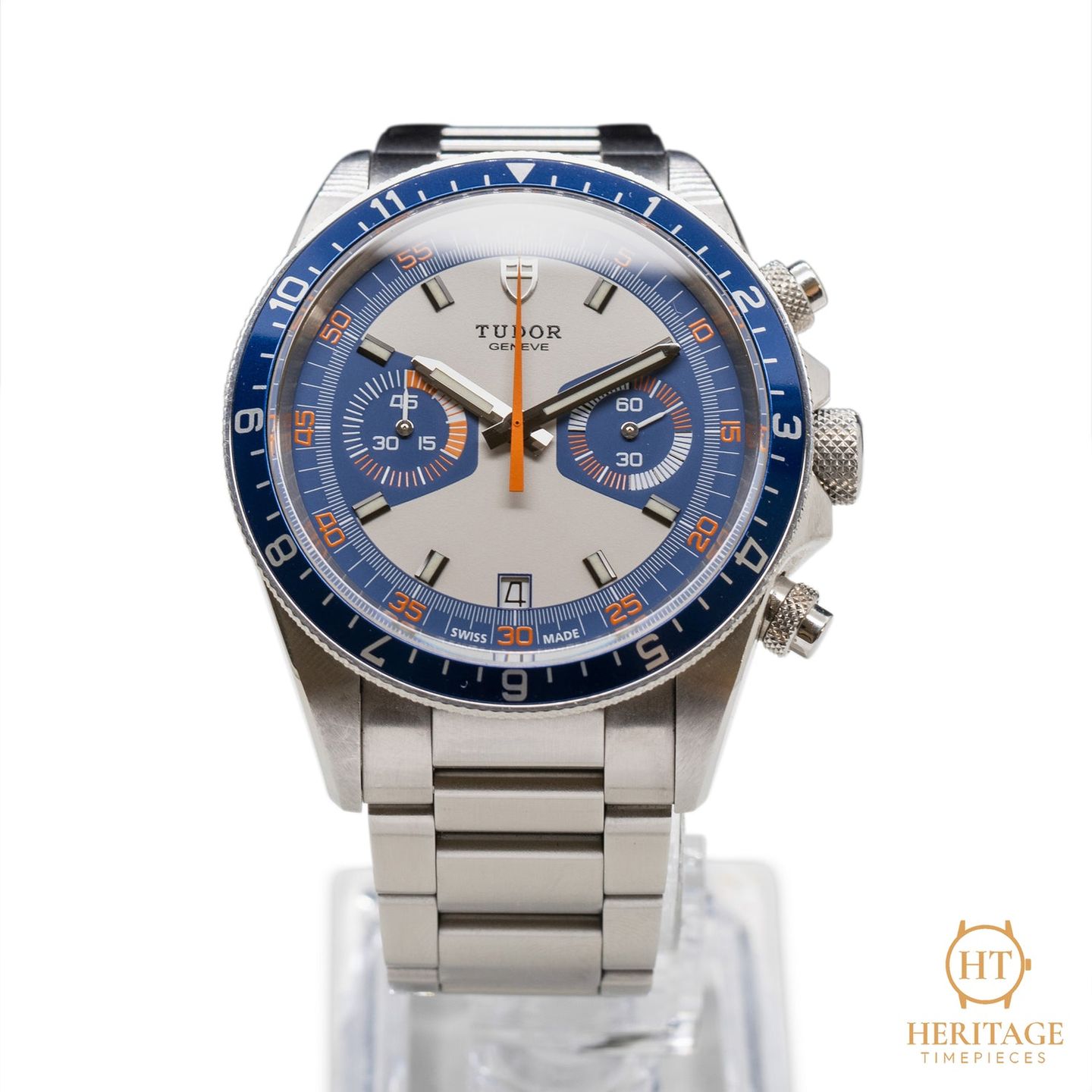 Tudor Heritage Chrono Blue 70330B - (3/8)
