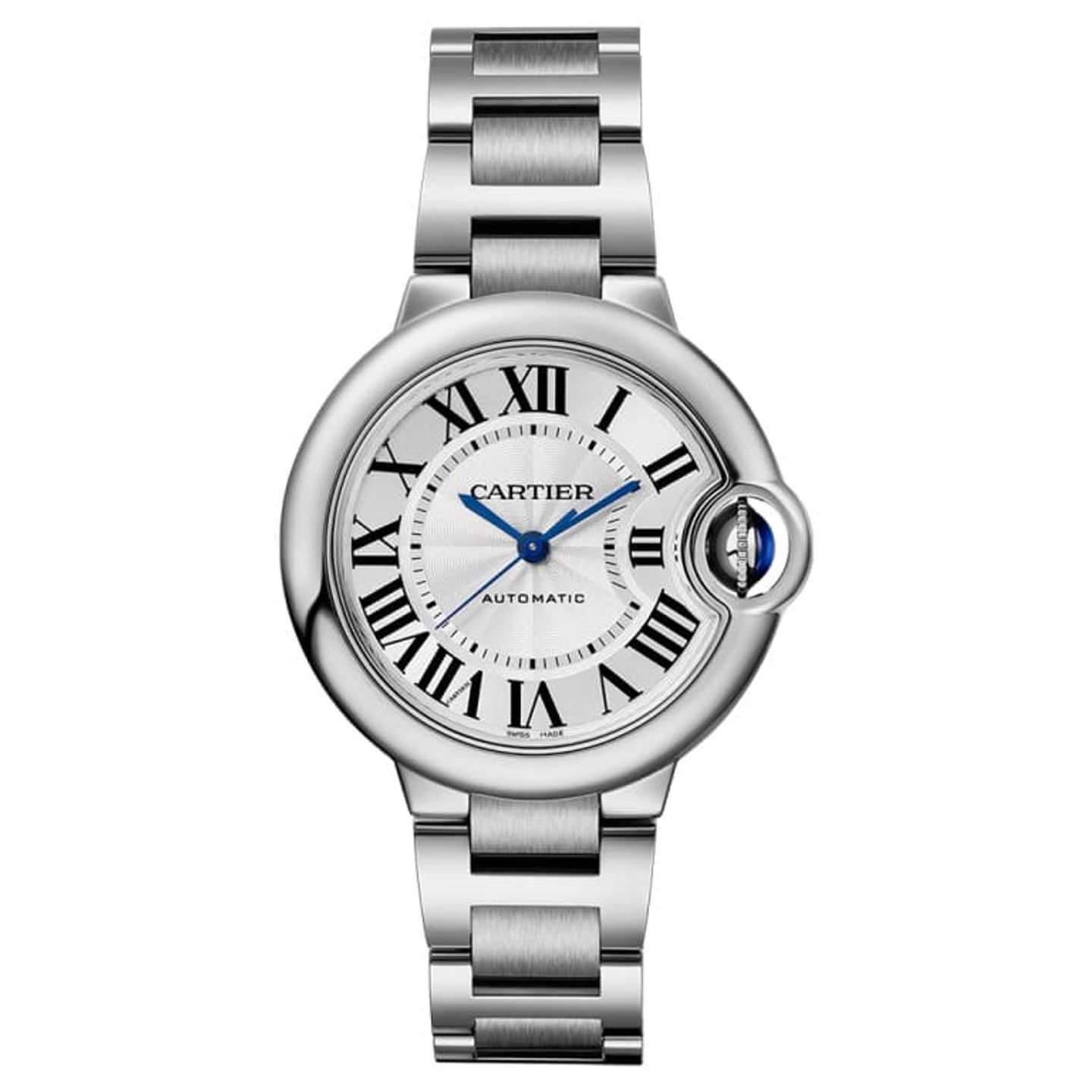 Cartier Ballon Bleu 33mm WSBB0044 (2024) - Zilver wijzerplaat 33mm Staal (1/1)