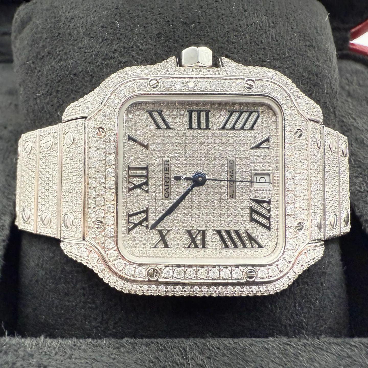 Cartier Santos WSSA0018 (2020) - Zilver wijzerplaat 40mm Staal (4/8)