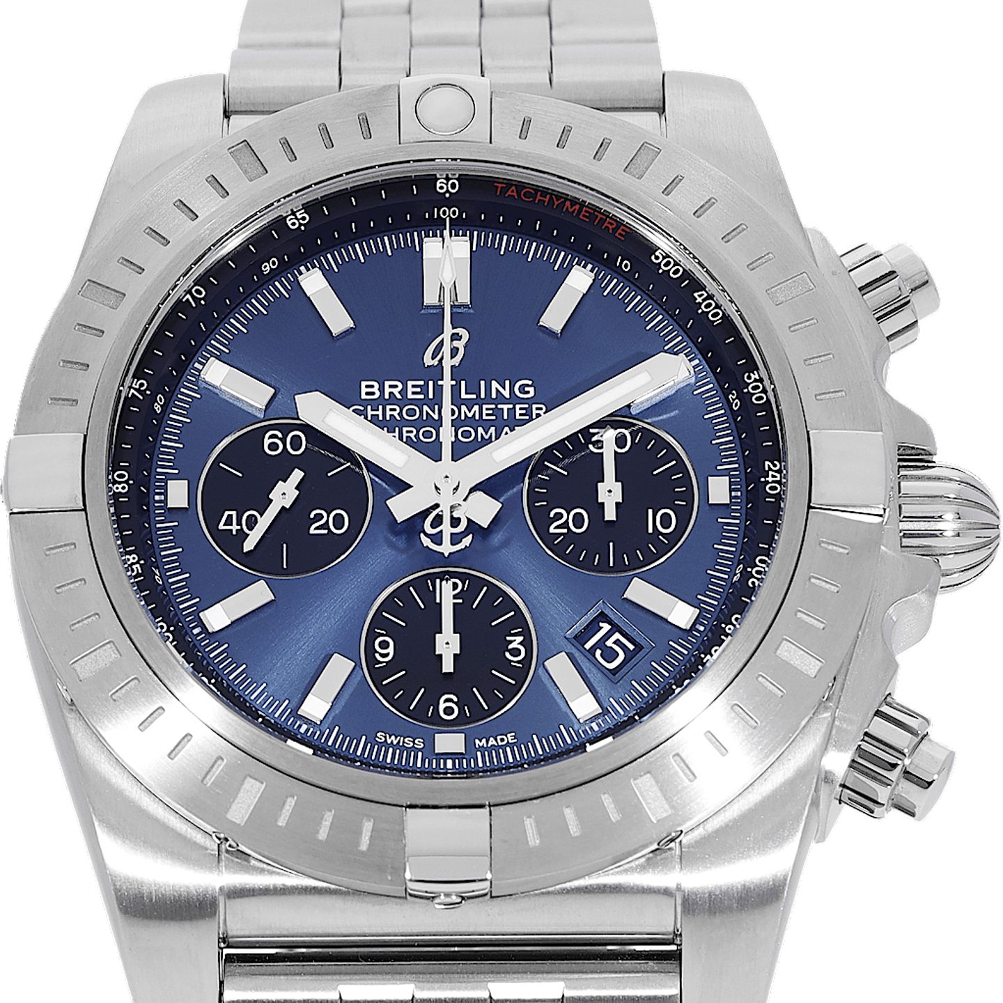 Breitling Chronomat AB0115101C1A1 (2024) - Blue dial 44 mm Steel case (1/5)