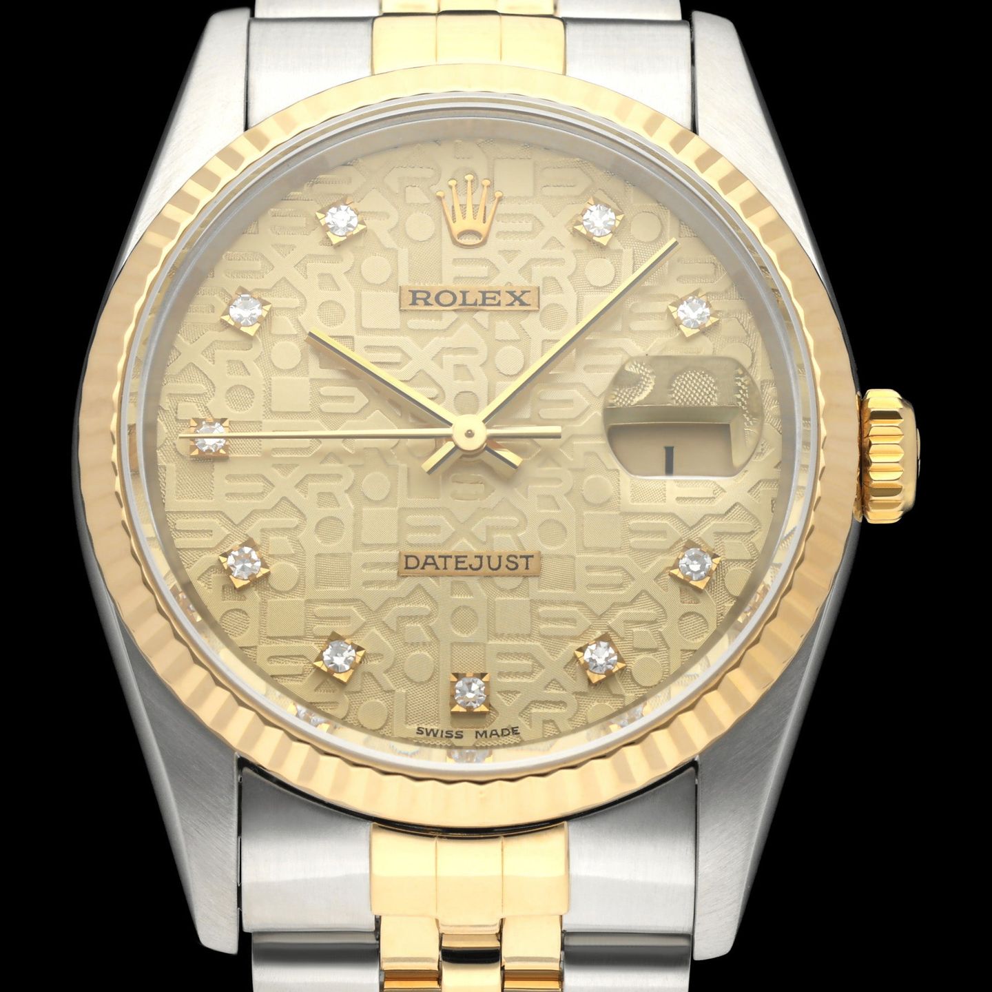 Rolex Datejust 36 16233G (1994) - 36 mm Gold/Steel case (1/8)