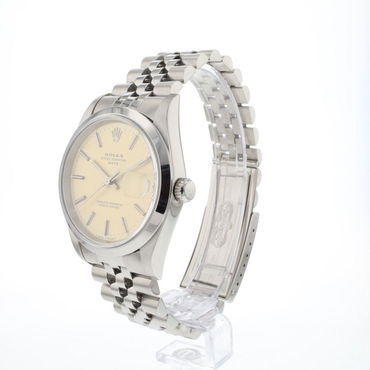 Rolex Oyster Perpetual Date 15200 (1991) - 34 mm Steel case (2/5)
