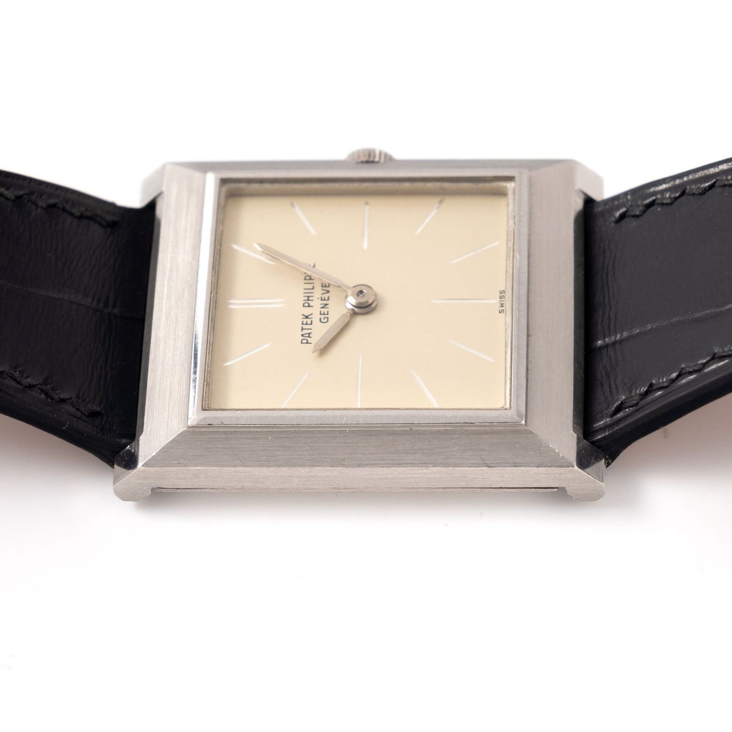 Patek Philippe Golden Ellipse 5738/1R-001 (1965) - Zwart wijzerplaat 35mm Roségoud (8/8)