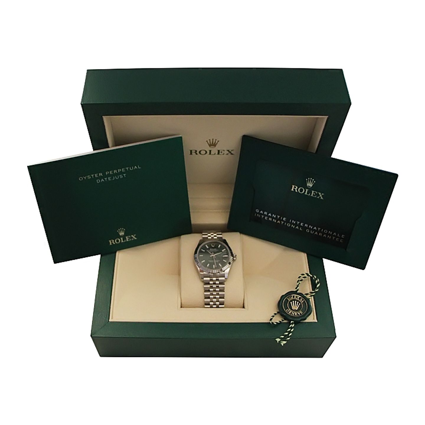 Rolex Datejust 31 278274 (2024) - Green dial 31 mm Steel case (4/4)