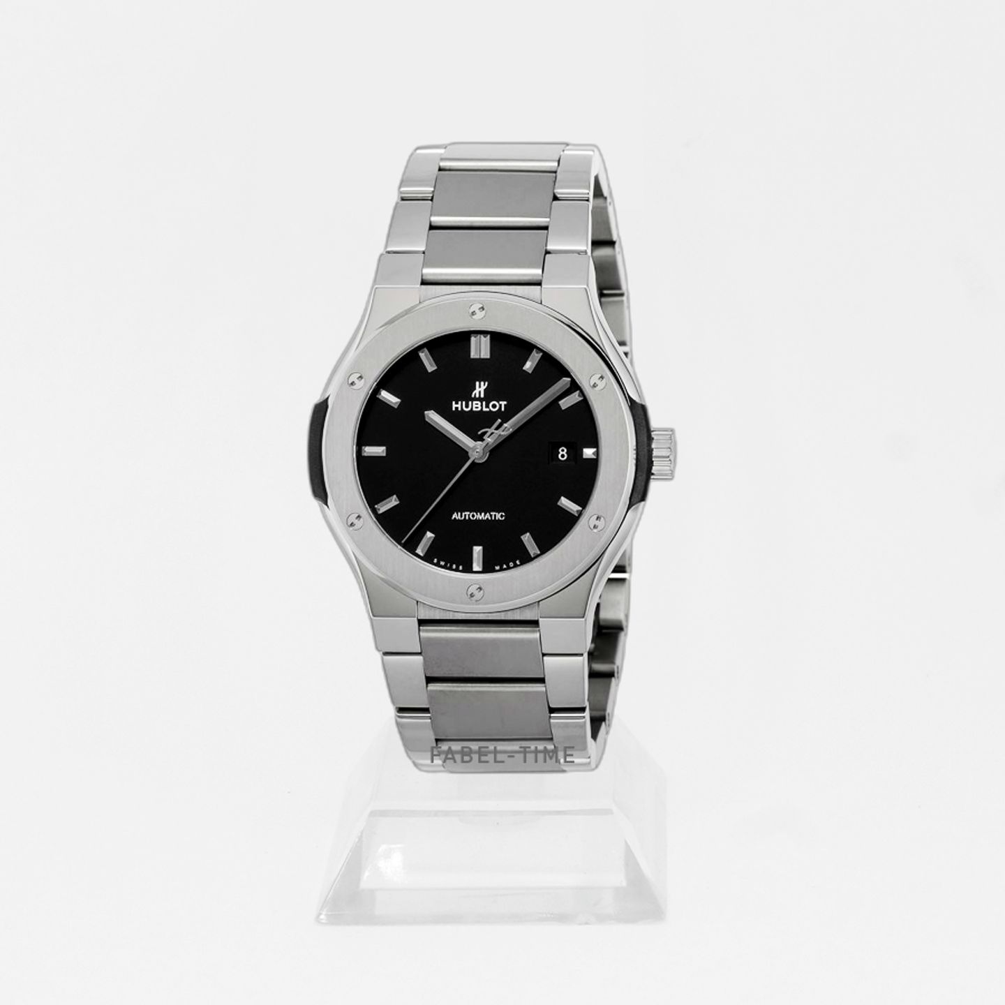 Hublot Classic Fusion 585.NX.1170.NX (2024) - Zwart wijzerplaat 33mm Titanium (1/1)