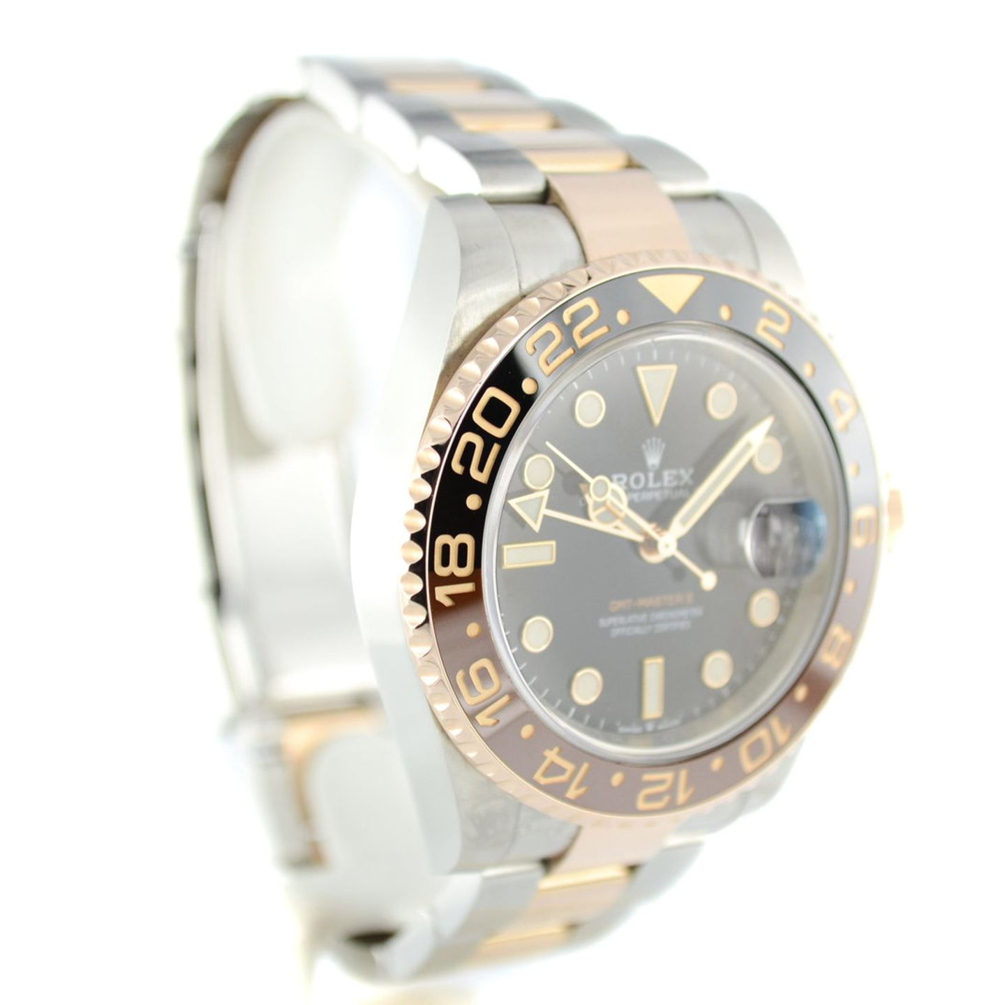 Rolex GMT-Master II 126711CHNR (2021) - Black dial 40 mm Gold/Steel case (6/7)