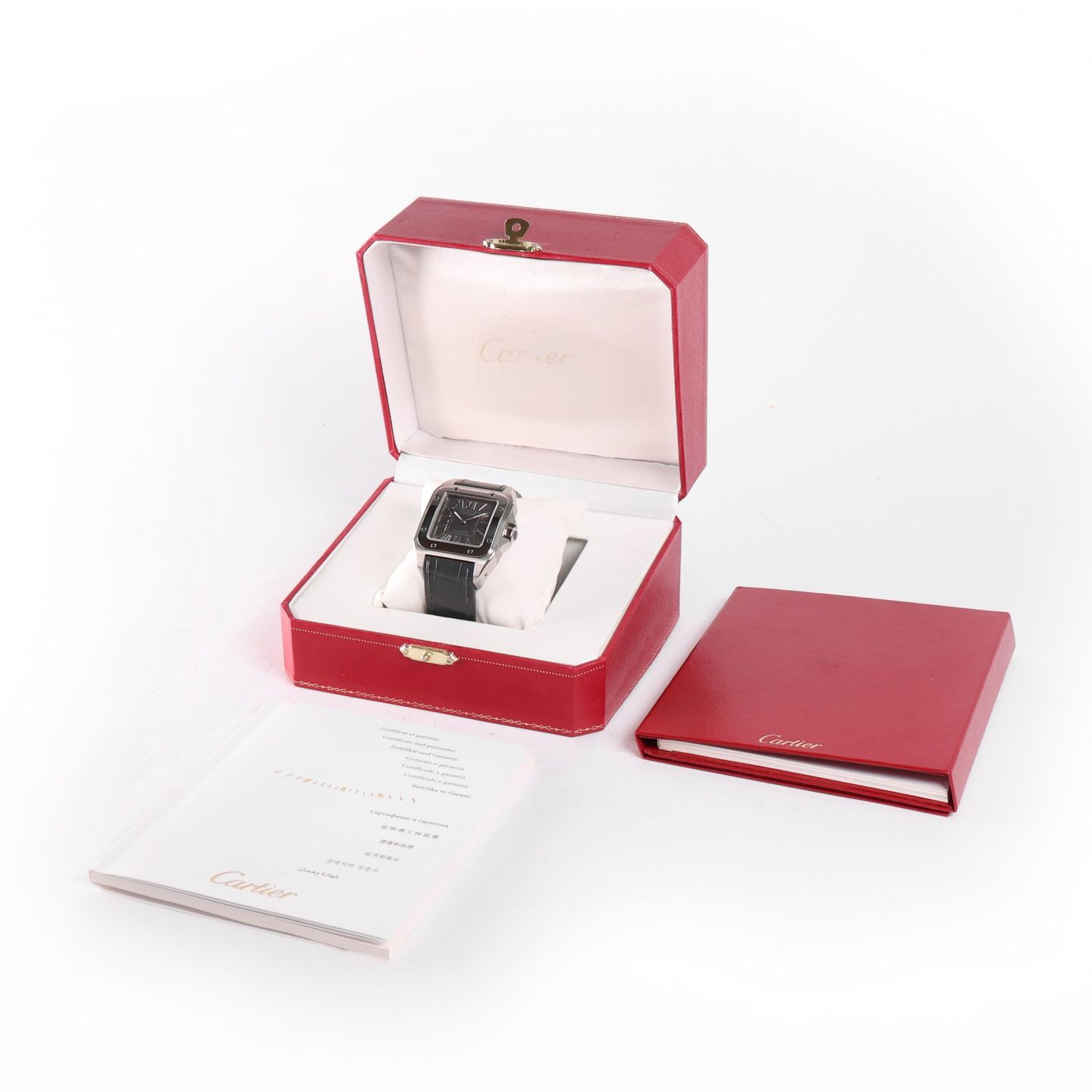 Cartier Santos 100 2656 (2009) - 38mm Staal (3/3)