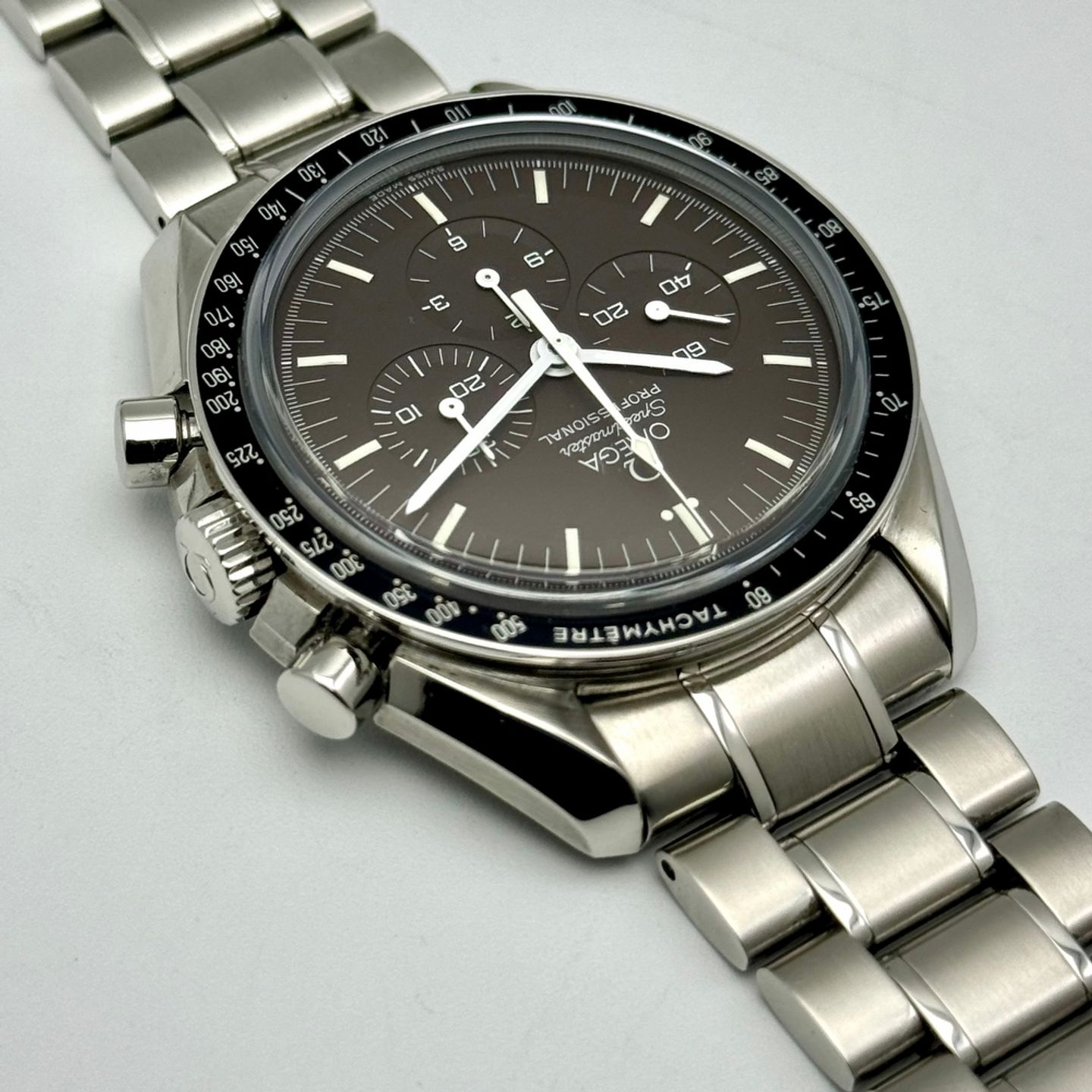 Omega Speedmaster Professional Moonwatch 311.30.42.30.13.001 (2014) - Brown dial 42 mm Steel case (8/10)